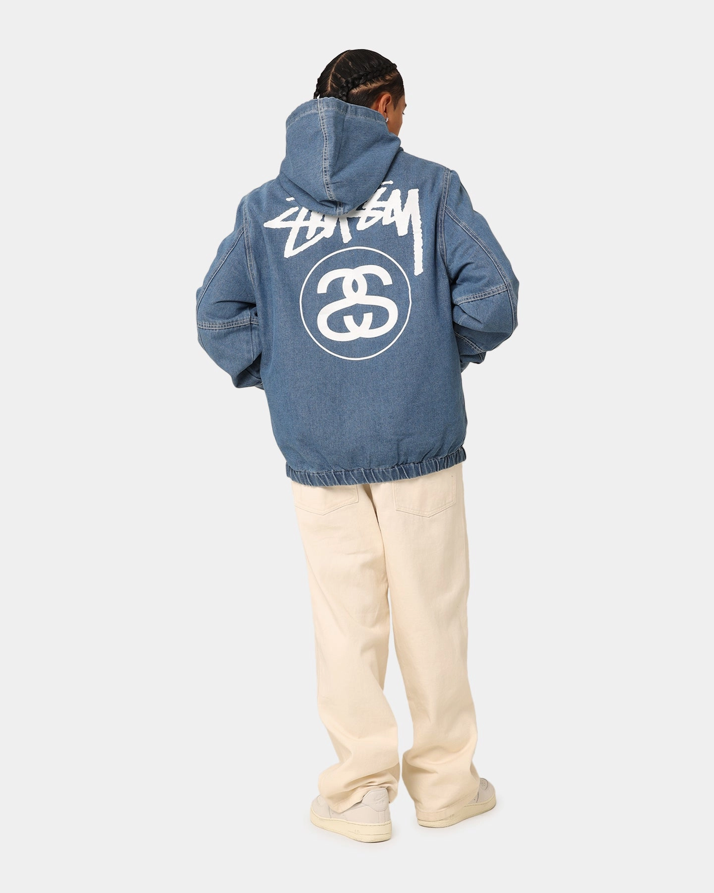 Stussy SS Link Lightweight Denim Jacket Indigo Denim Adult