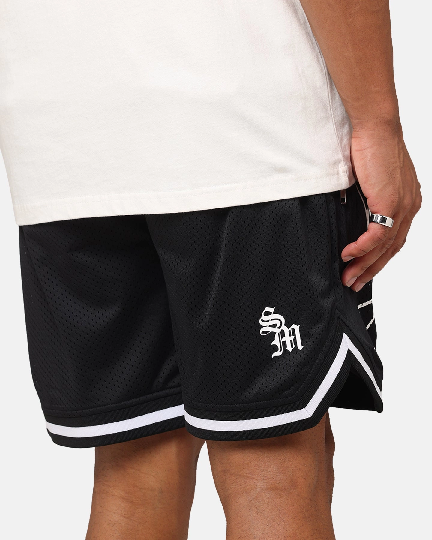 Saint Morta Warrior Basketball Shorts Black maternity option