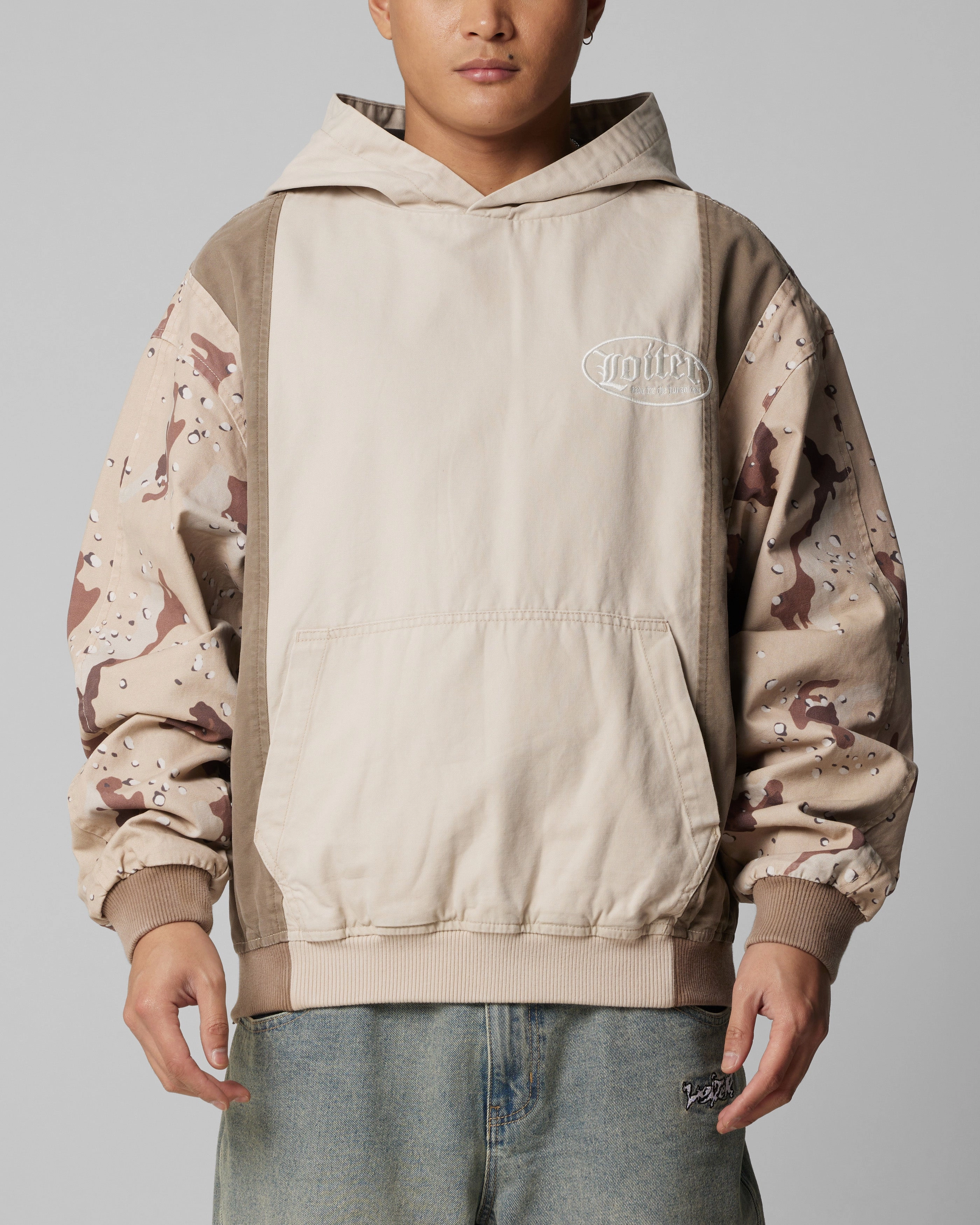 multi - wheel drive Loiter Splinter Hoodie Desert Camo