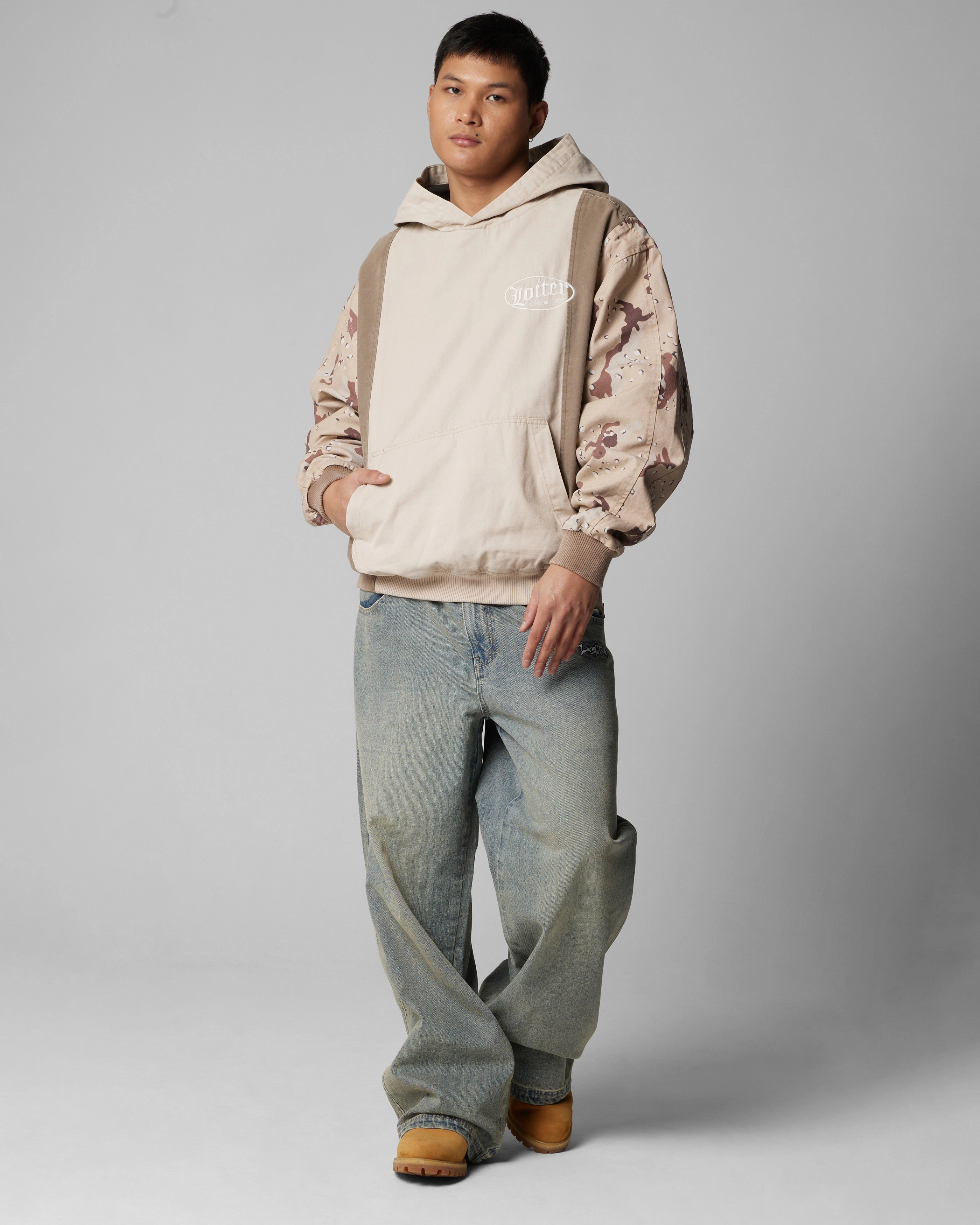 Loiter Splinter Hoodie Desert Camo Layer Smooth