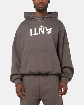 Anti Static Finish weapon upgrade The Anti Order Reverse Logo Hoodie Charcoal Grey