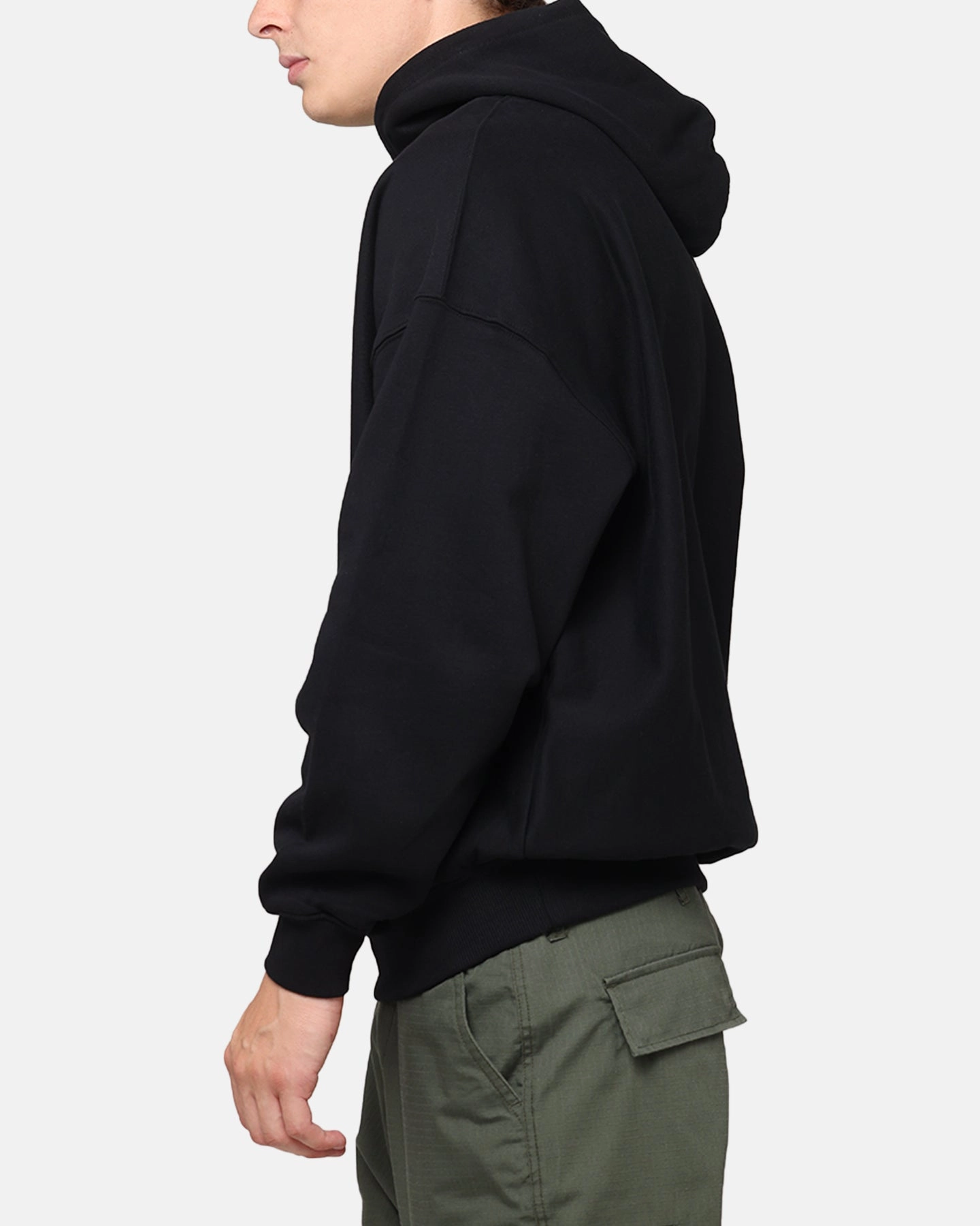 Carre Camo Script Hoodie Black Perforated Ventilation