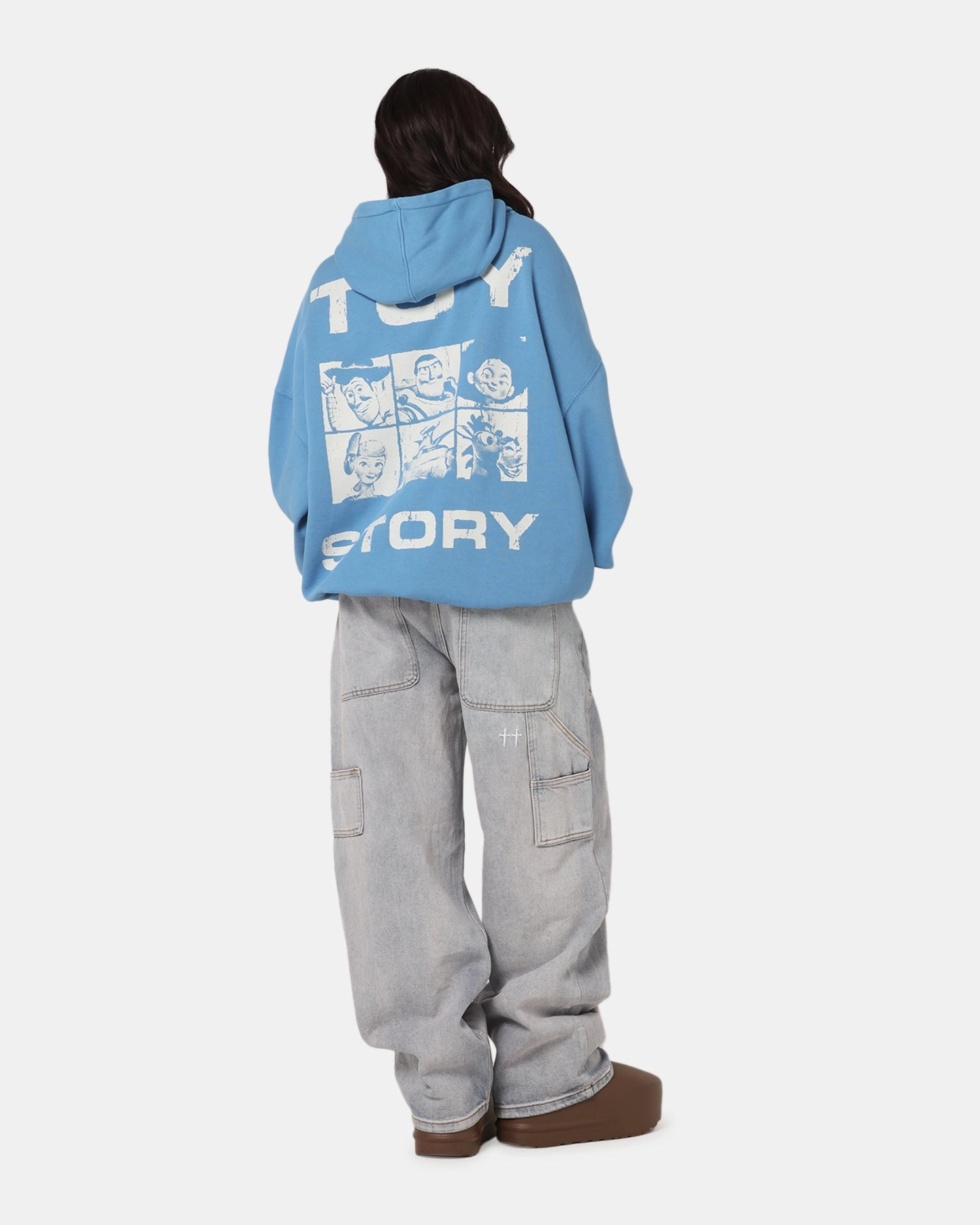 mountain scene 73 Studio Disney Pixar Toy Story Coming Soon Premium Hoodie Washed Blue
