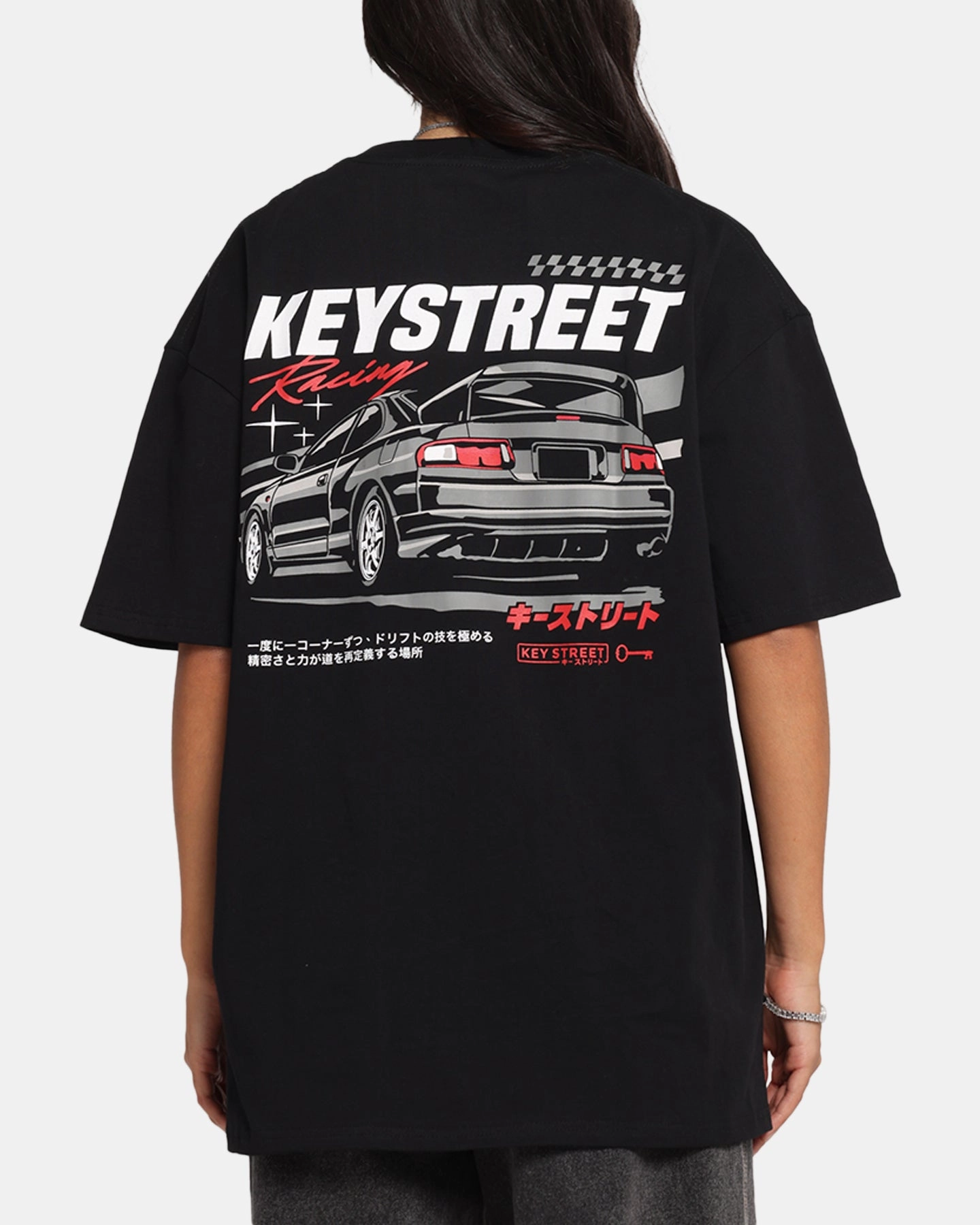 Key Street Racing T-Shirt Black Halloween