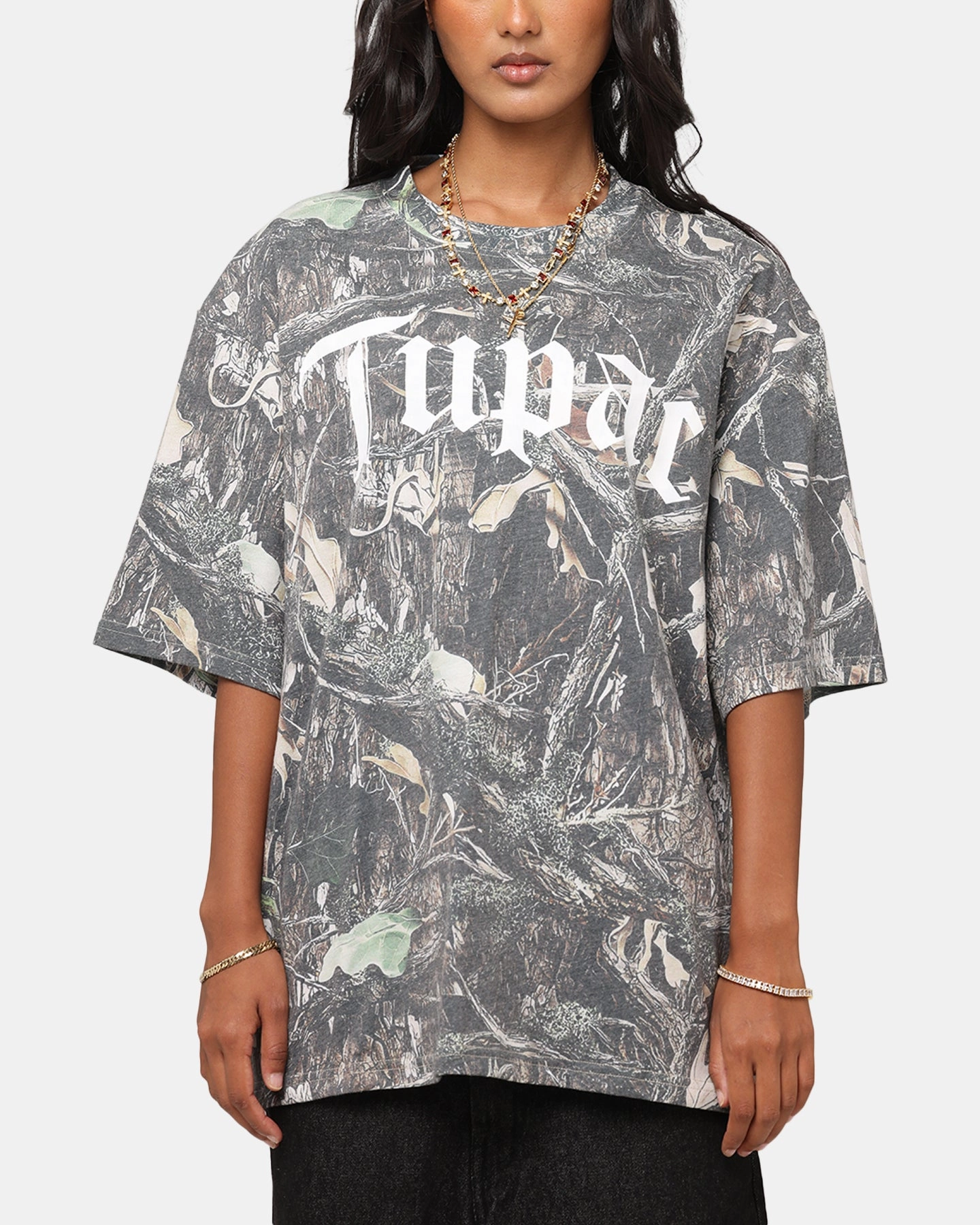 loose fitting Tupac Realtree T-Shirt Camo