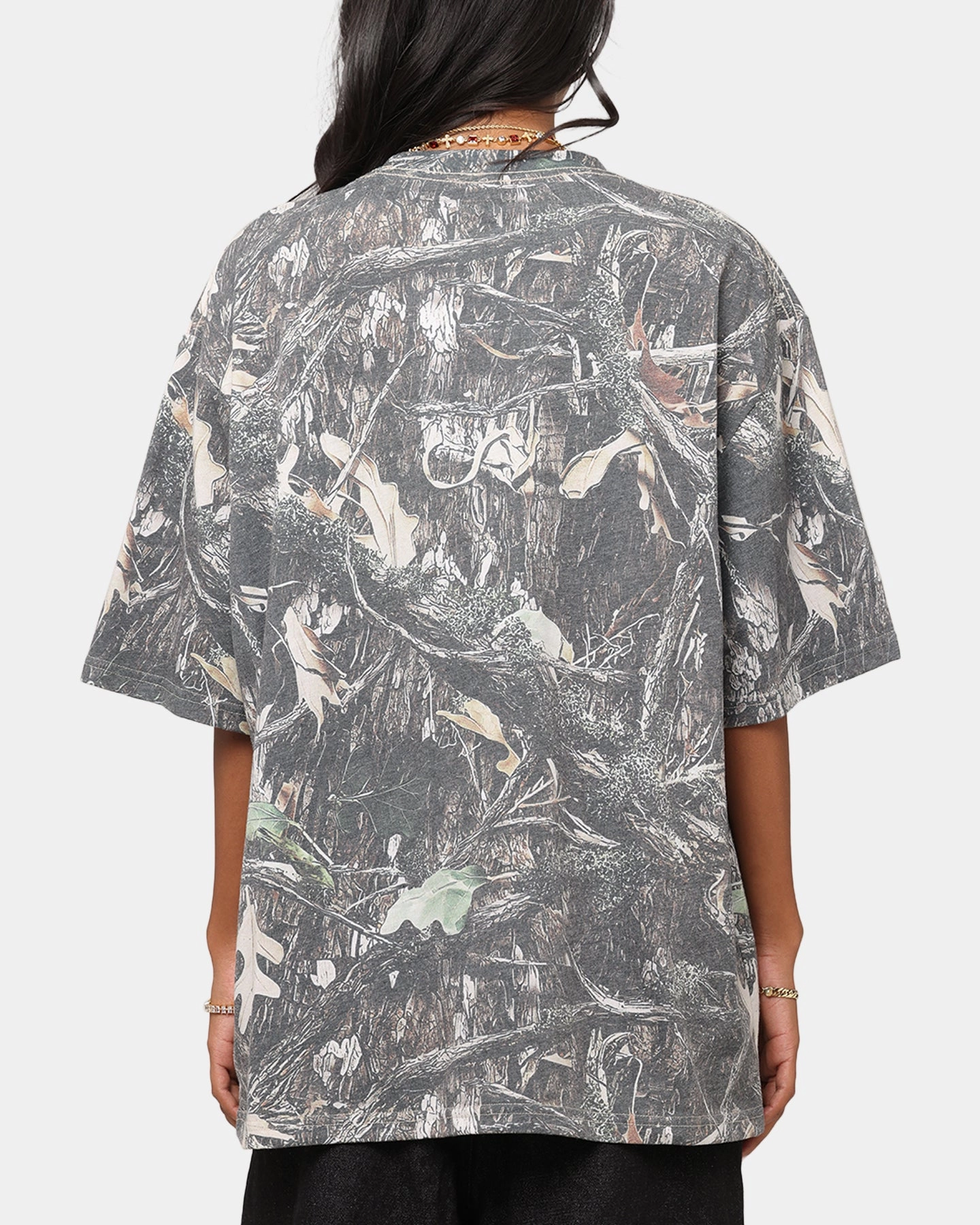 Tupac Realtree T-Shirt Camo Trendy Layering long sleeved