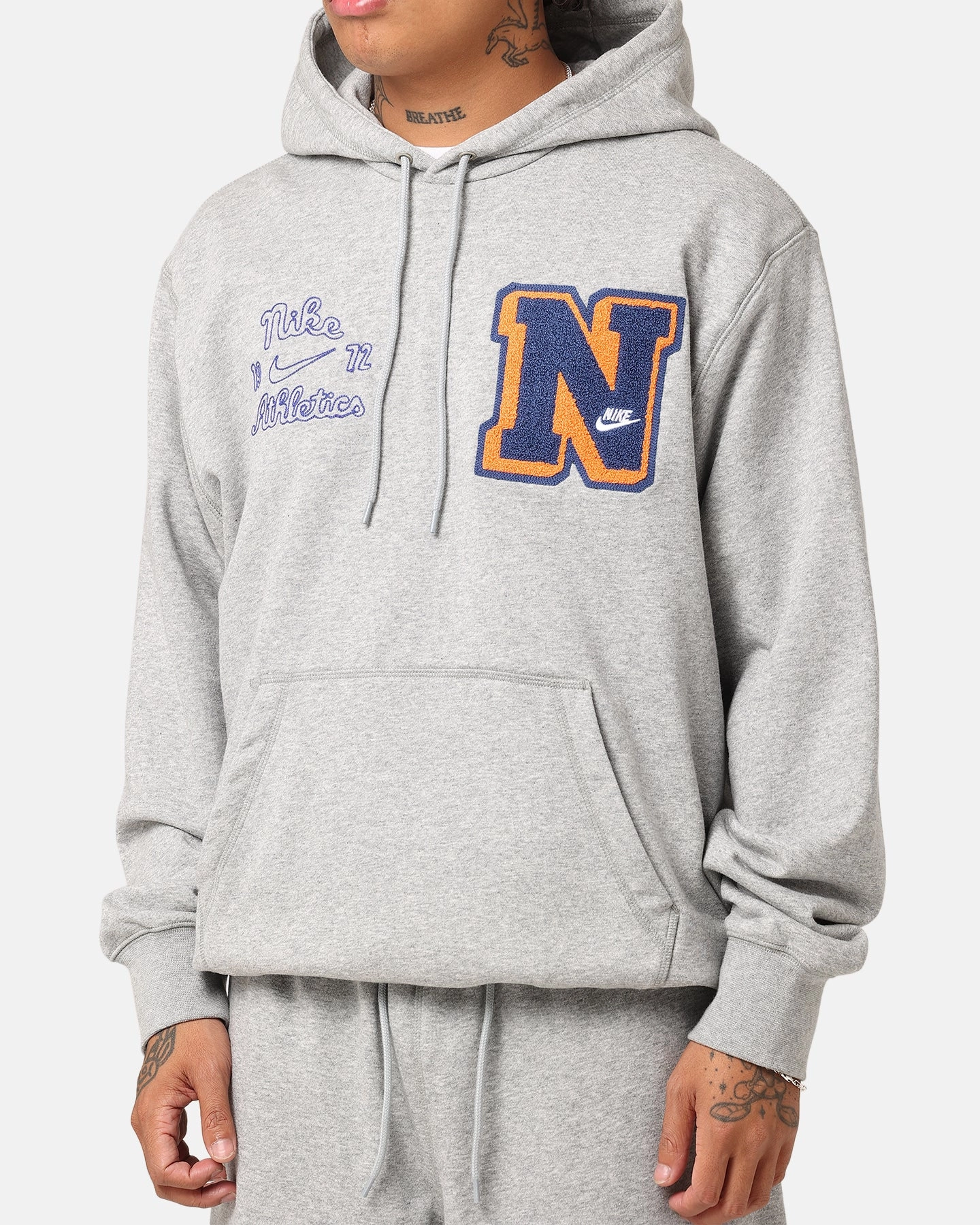 Light Function Nike Sportswear Club Essential Hoodie Dark Grey Heather