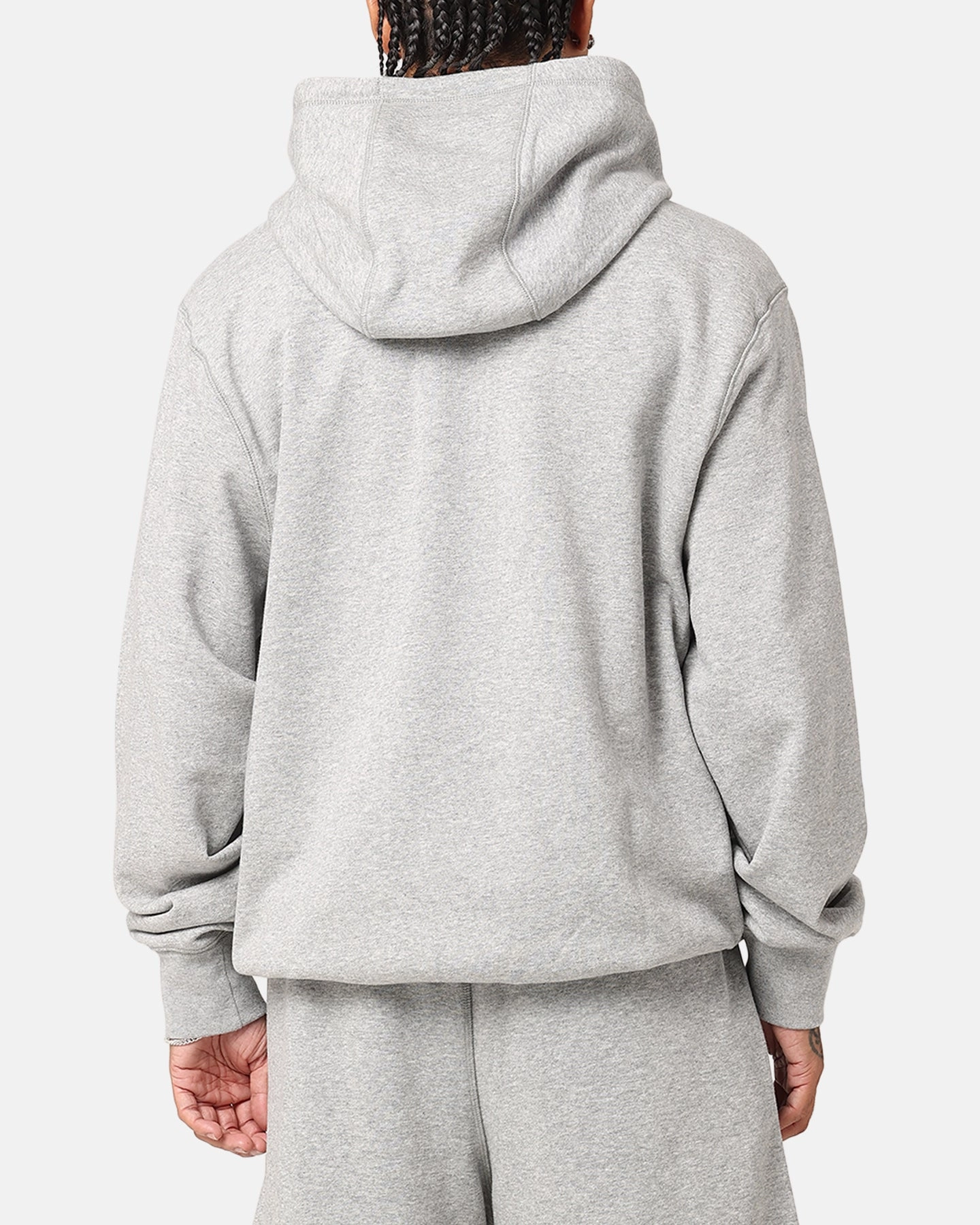 Nike Sportswear Club Essential Hoodie Dark Grey Heather All-Season Outerwear countryside