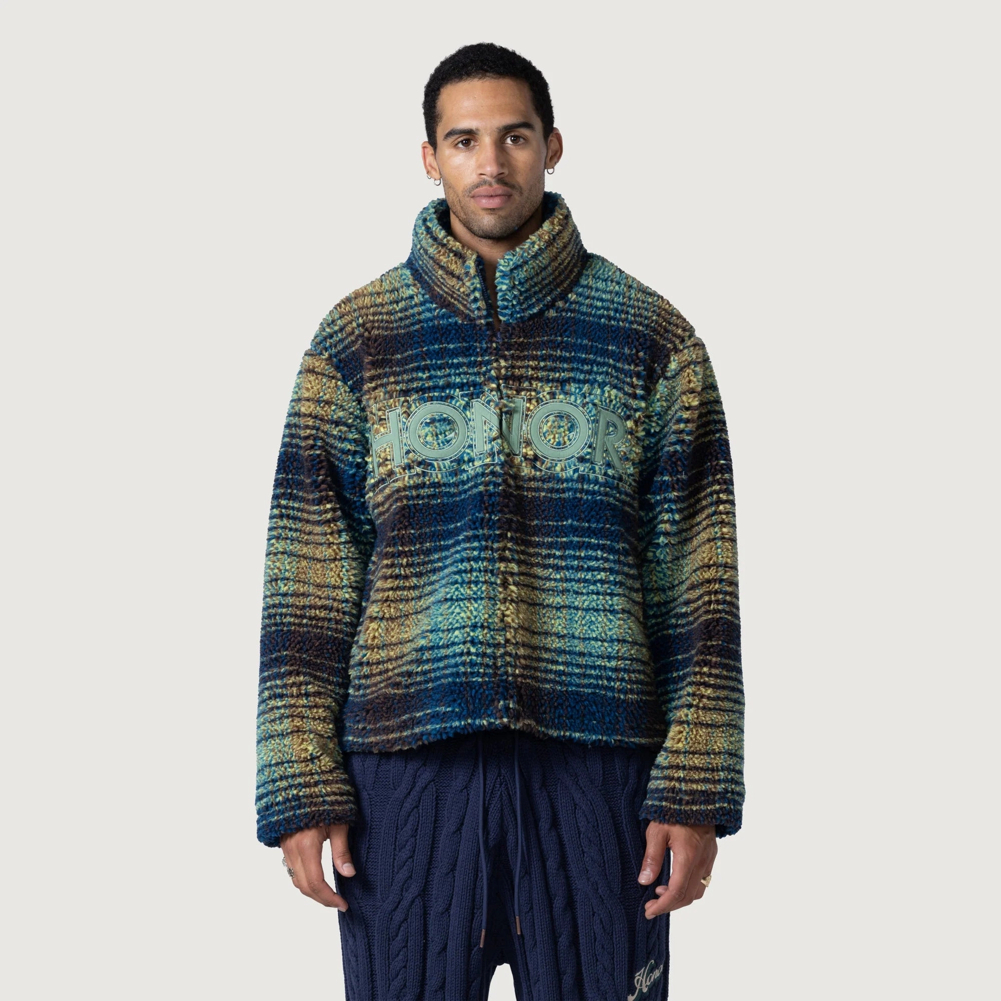 MoistureWicking Technology Slim Tailored Honor The Gift Robinson Plaid Jacket 'Green'