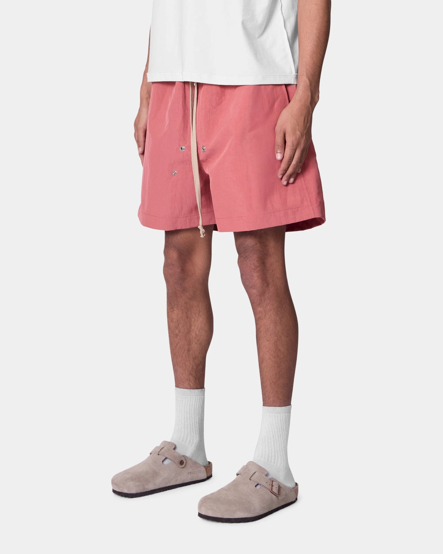 MNML Mud Shorts Canyon Rose Poolside Wear Easy Fit