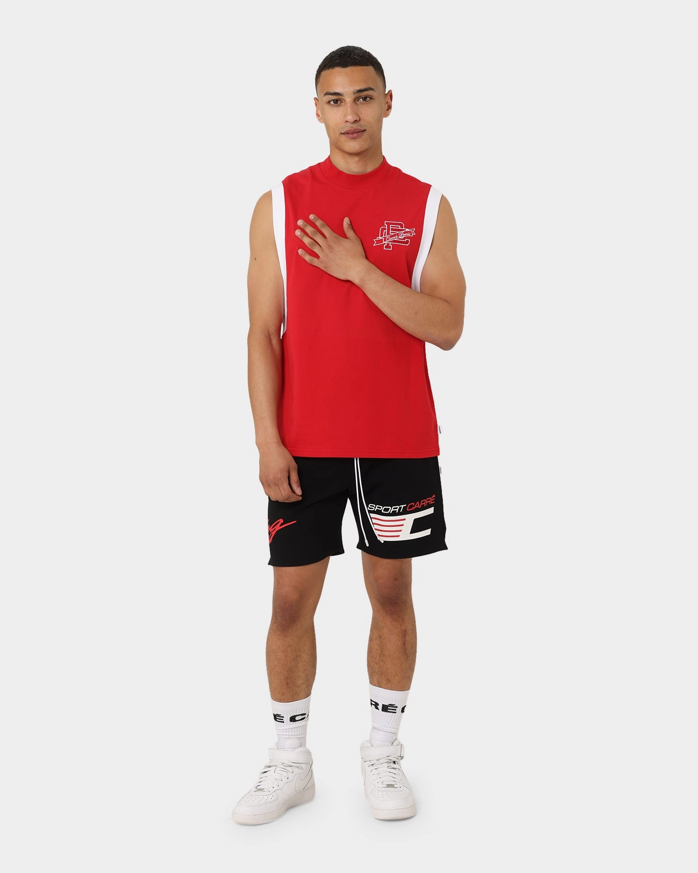 Water resistant coating swim shorts Carr?? Automobile Sweat Shorts Black