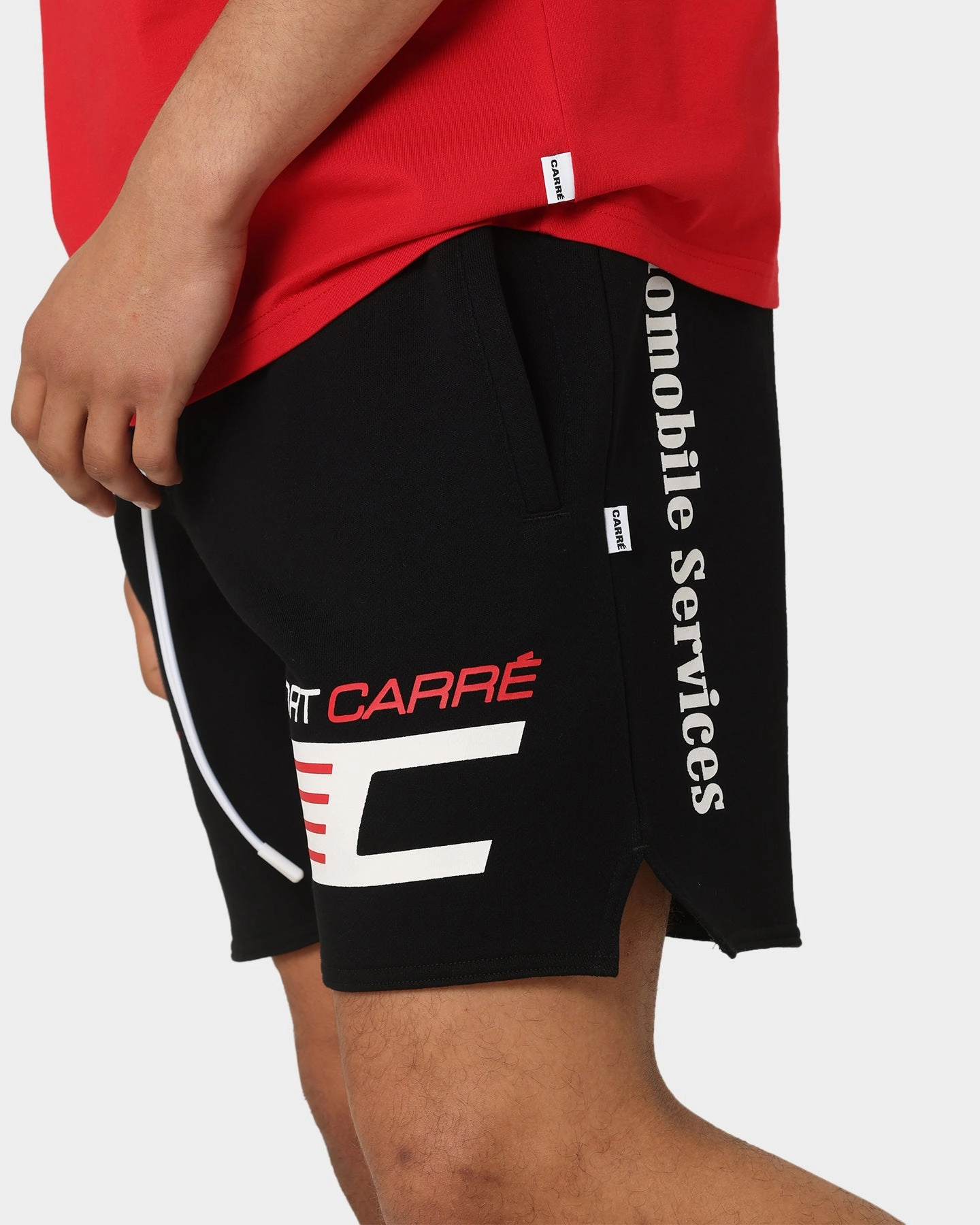 Preppy look long-lasting quality Carr?? Automobile Sweat Shorts Black
