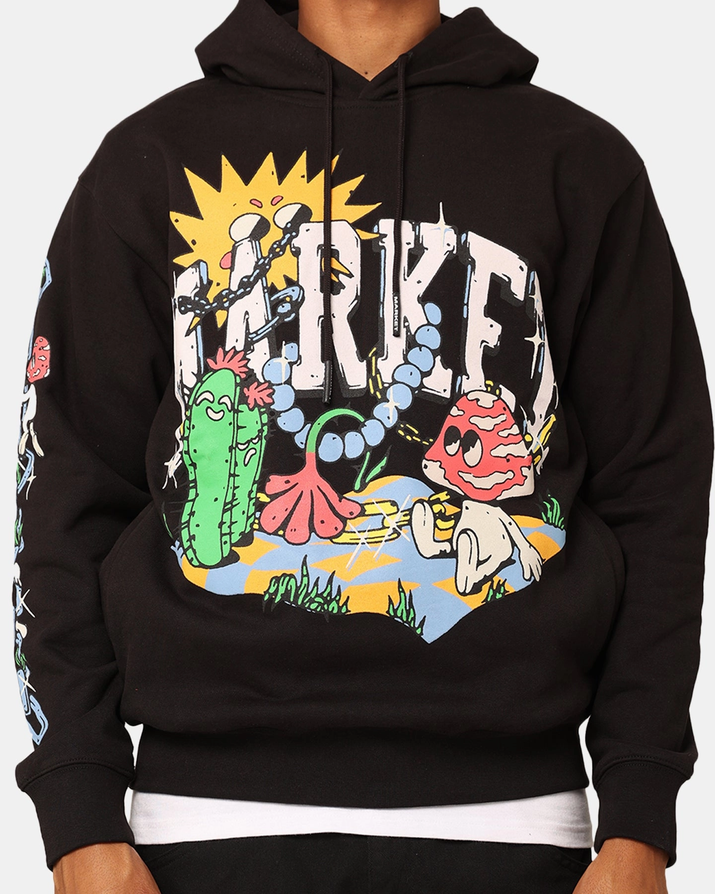 Signal Generosity Market Fantasy Farm Pullover Hoodie Black