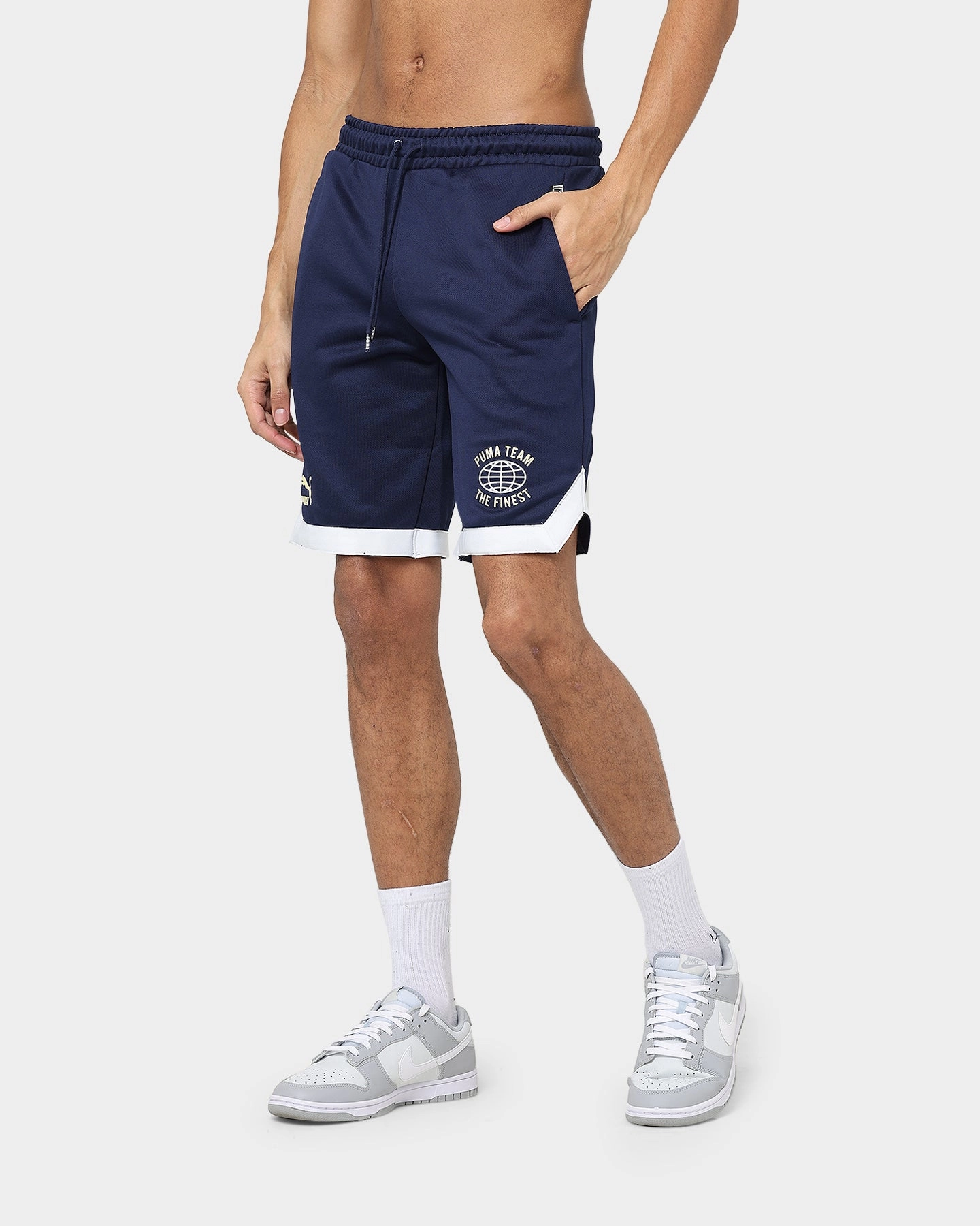 Extended Inseam Options Puma Puma Team Shorts 8" PT Shorts Peacoat