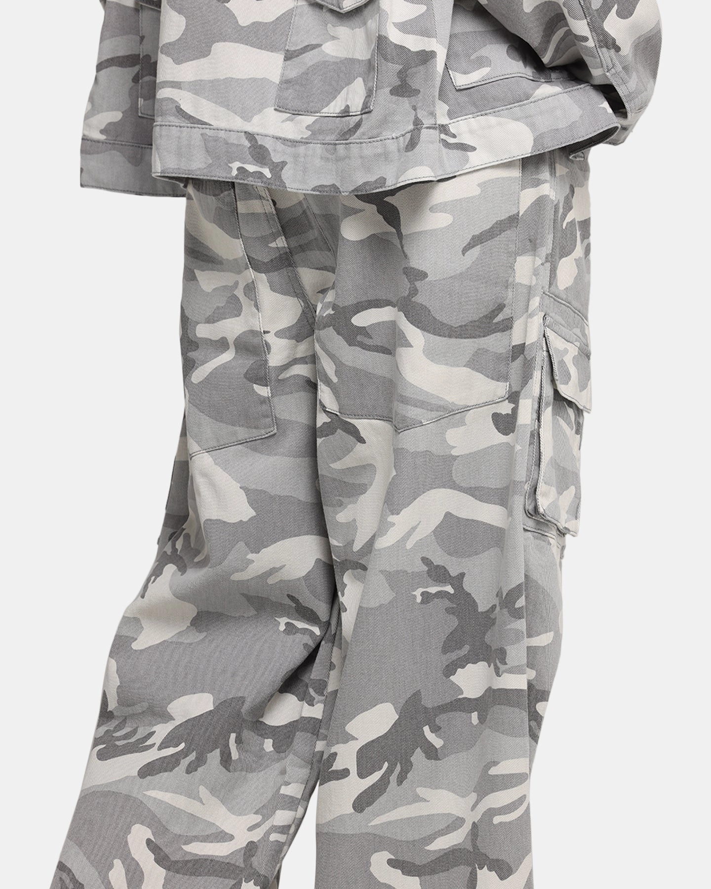 MoistureWicking Loiter Combat Cargo Pants Snow Camo