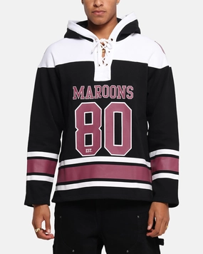 Dynamic Tension Zones Queensland Rugby League Queensland Maroons Panel Hoodie Black