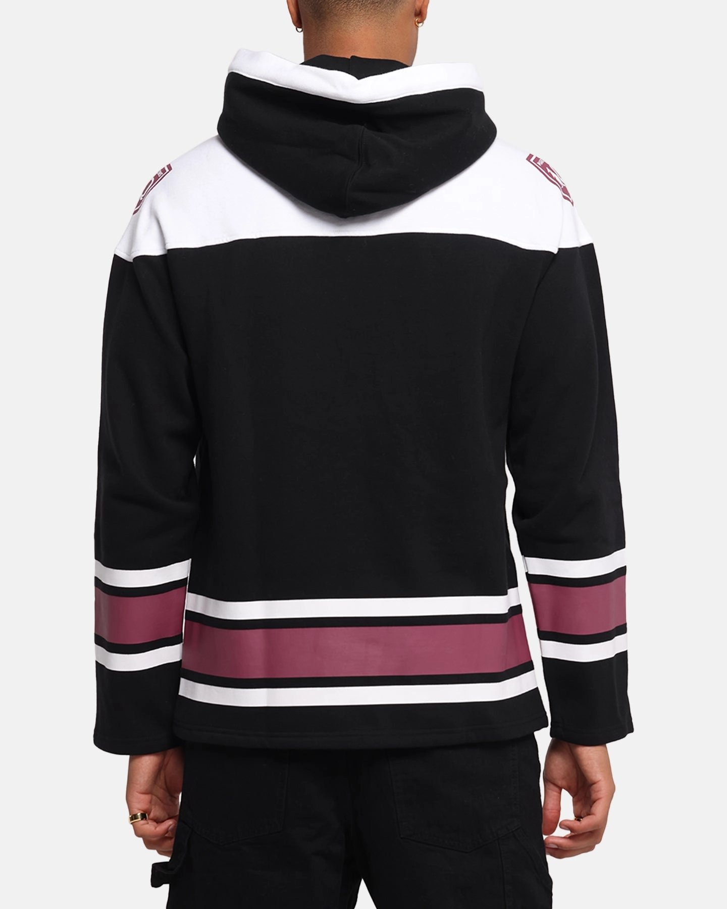 Queensland Rugby League Queensland Maroons Panel Hoodie Black Reliable Performance