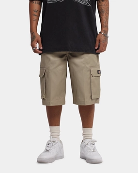 Dickies 131 Slim Straight Cargo Shorts Khaki Bold Statement