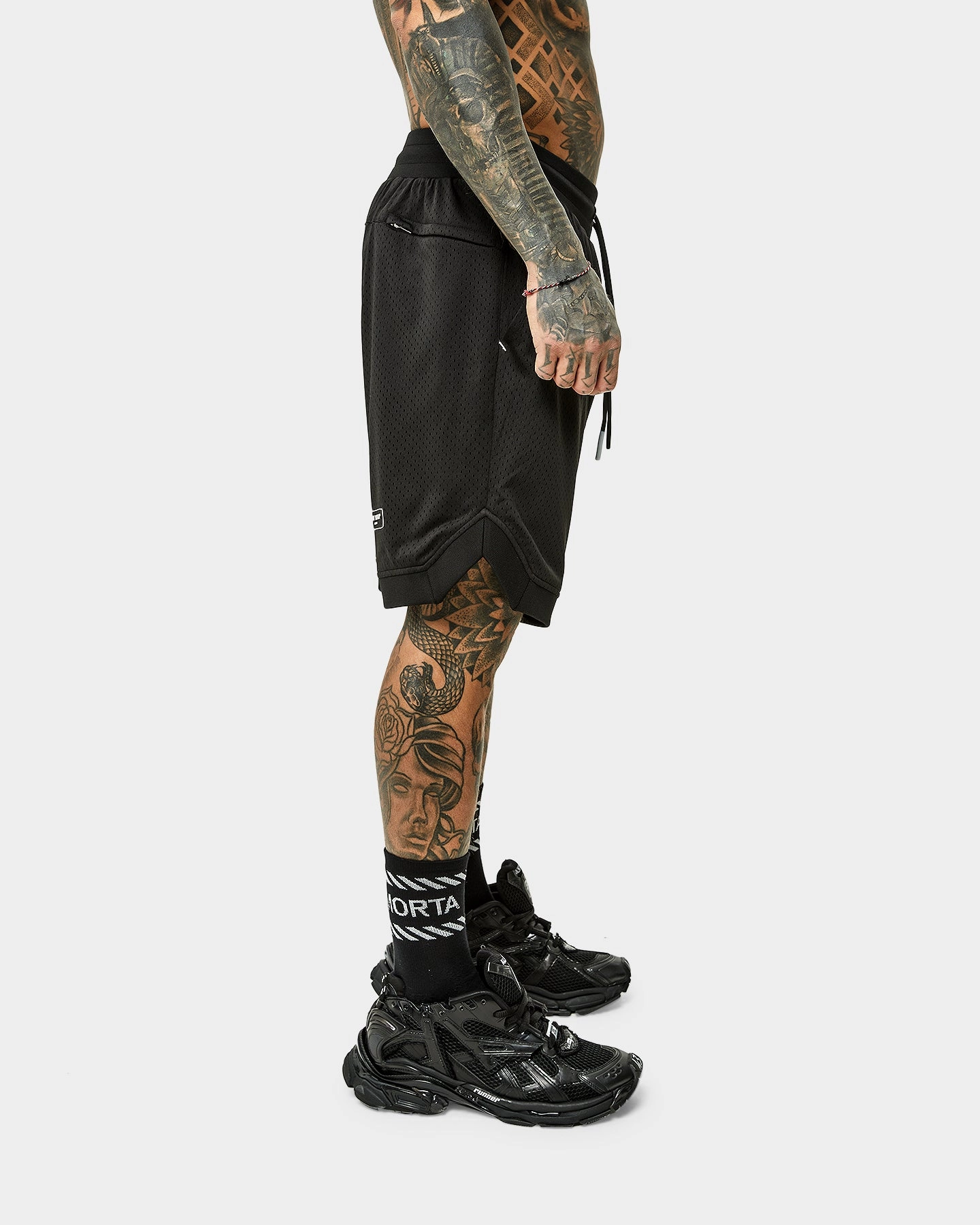 yoga clothes Saint Morta Alpha Homora Basketball Shorts Black