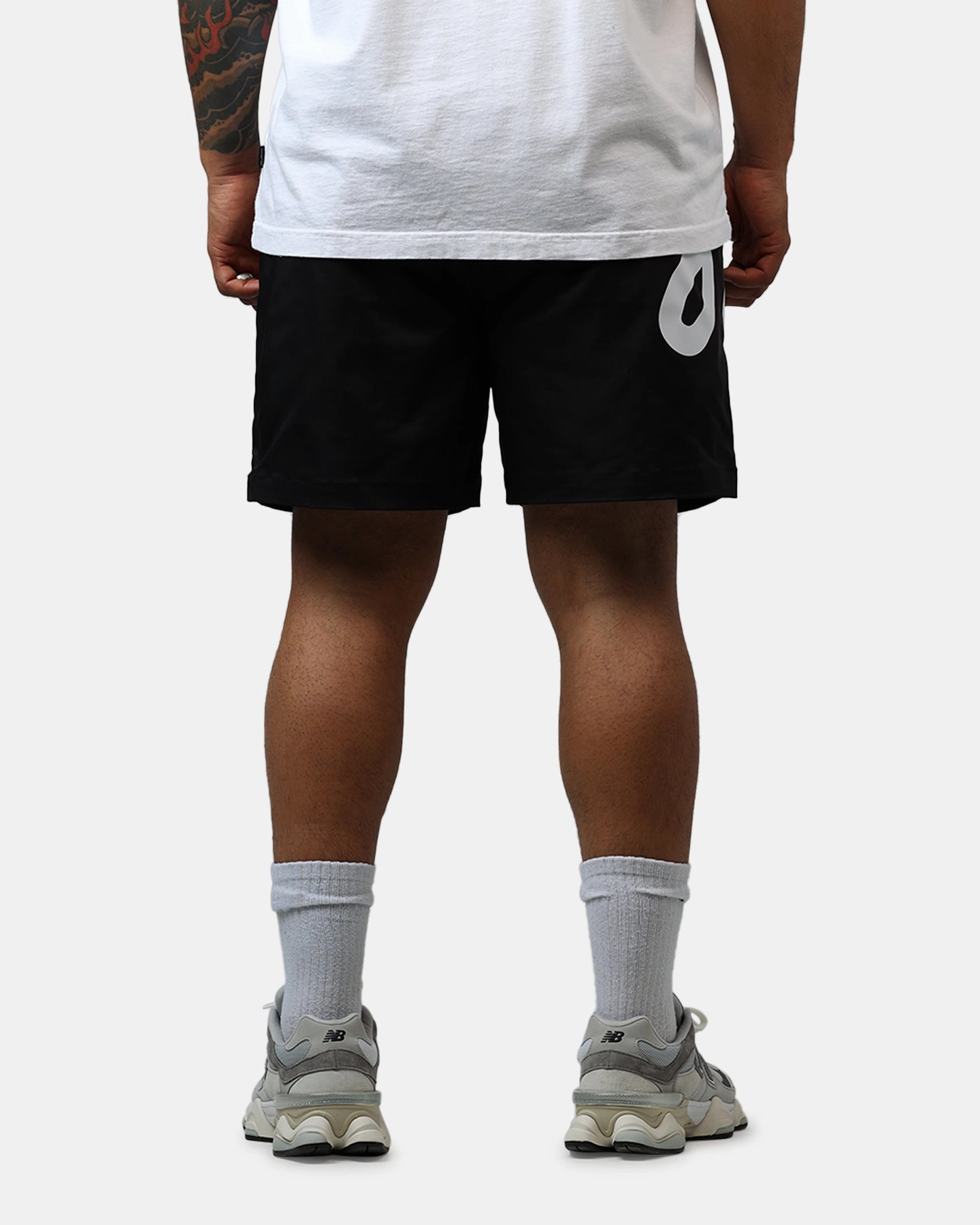 Denim shorts Malbon Menton Nylon Shorts Black