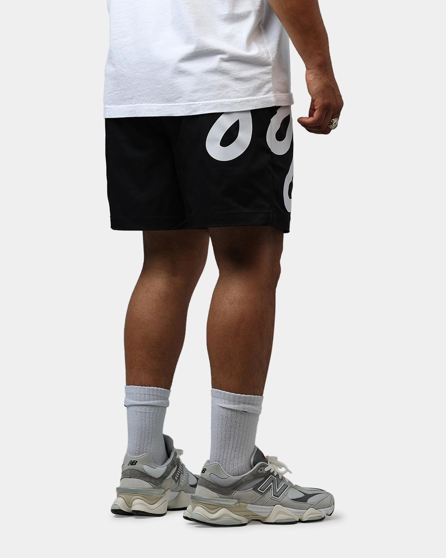 Malbon Menton Nylon Shorts Black Comfortable clothing Stylish Comfort