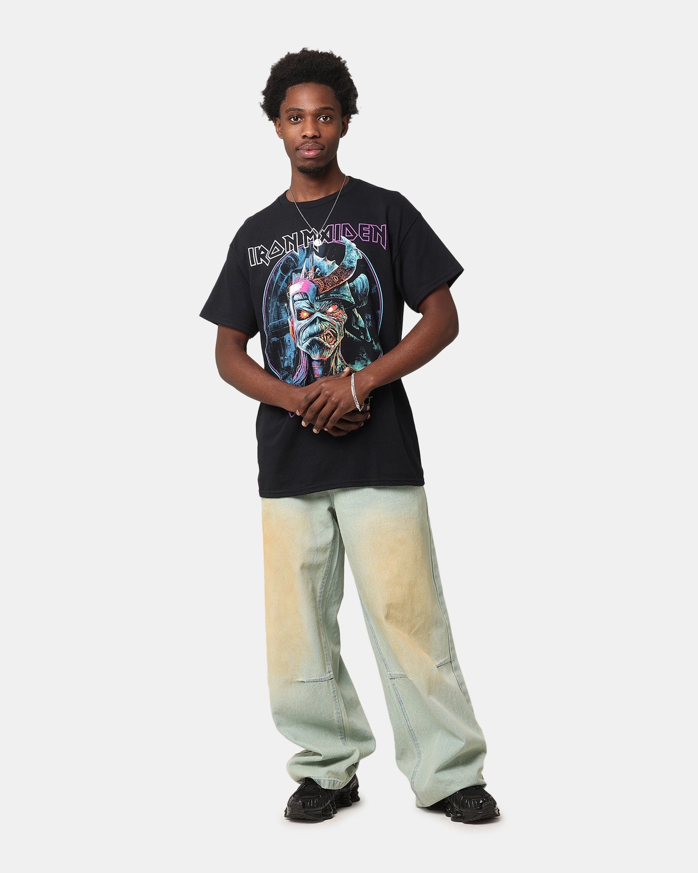 Essential Fit Award-winning Iron Maiden Future Past Tour T-Shirt Black