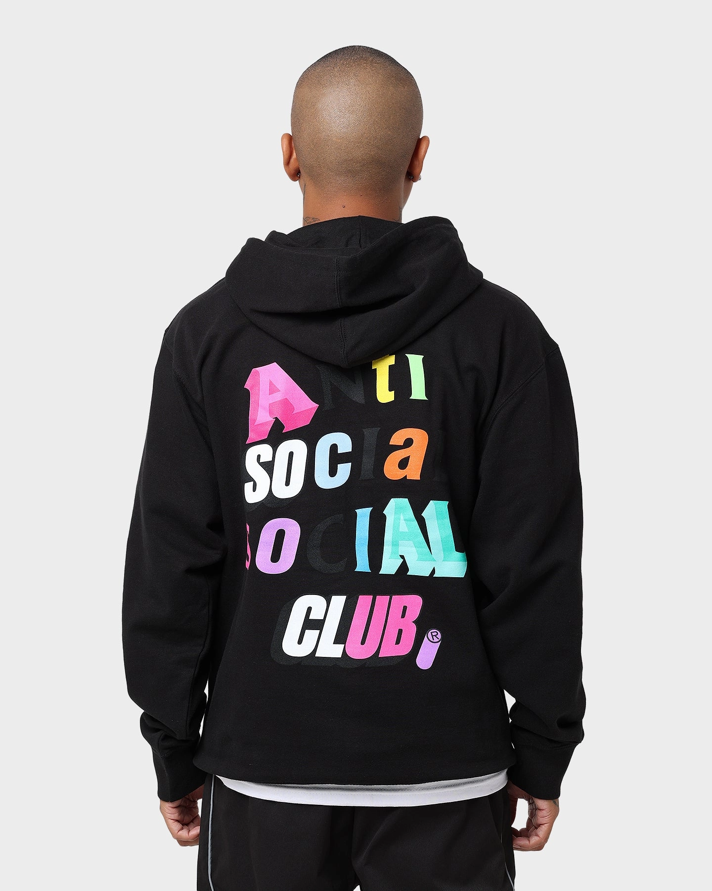 Anti Social Social Club The Real Me Hoodie Black Airflow channels