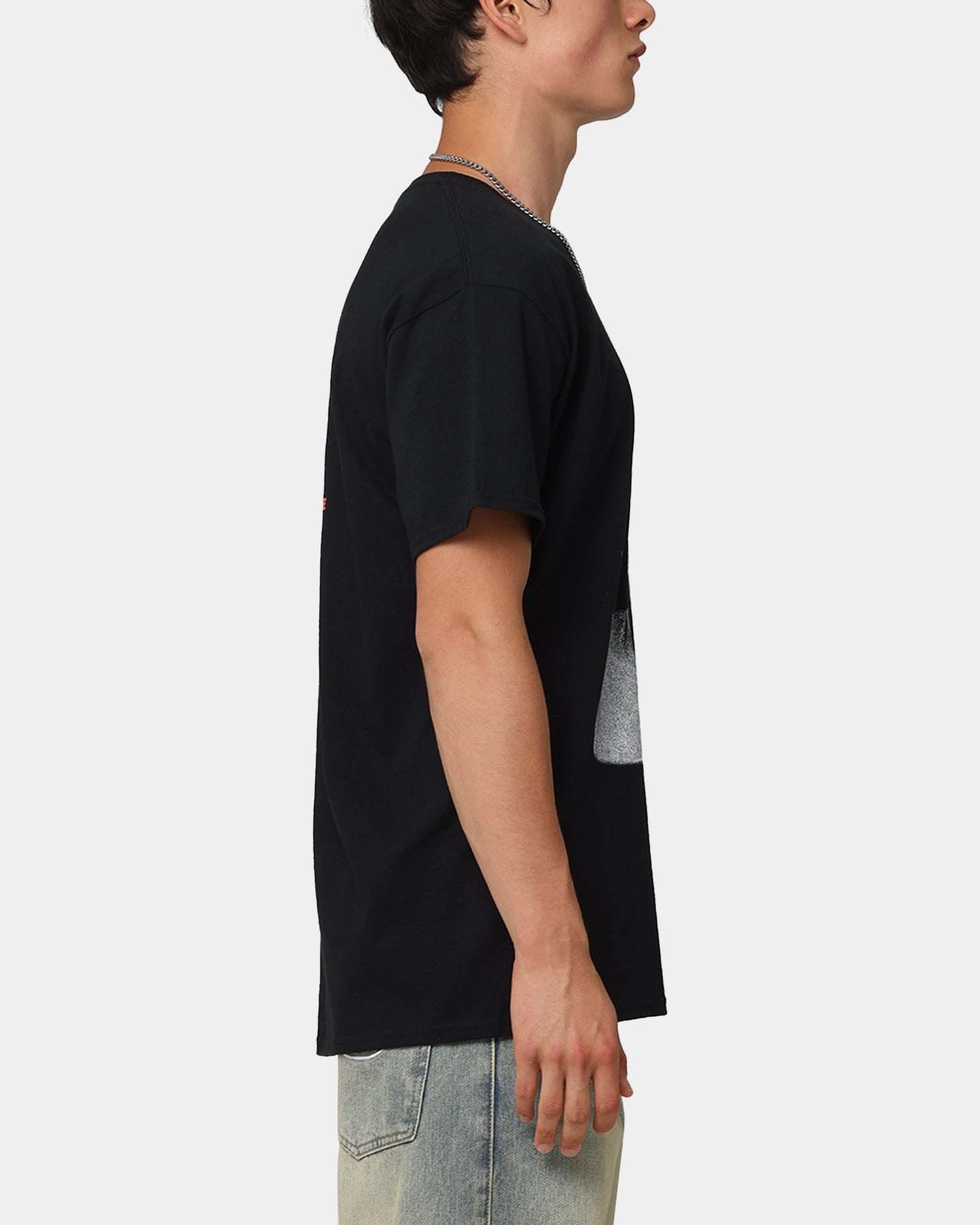 The Kid Laroi Face T-Shirt Black Active Comfort Style Relaxed Torso Fit