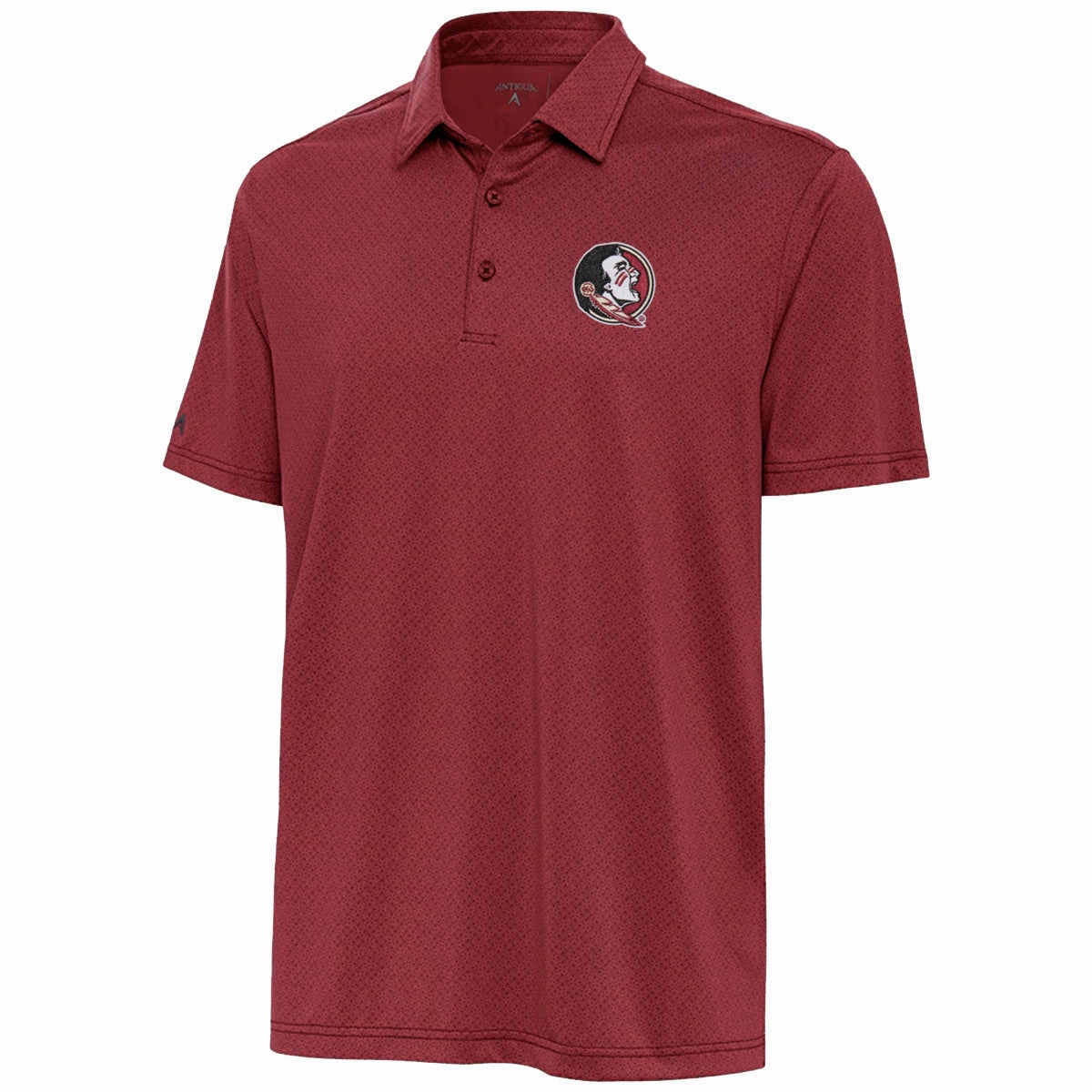 Antigua Men's Seminole Logo Sublimated Print Performance Polo - Garnet Chic Design