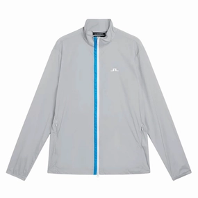 J.Lindeberg Ash Light Packable Golf Jacket High Rise - SS23 Men Durable Corrosion Resistant Zippers