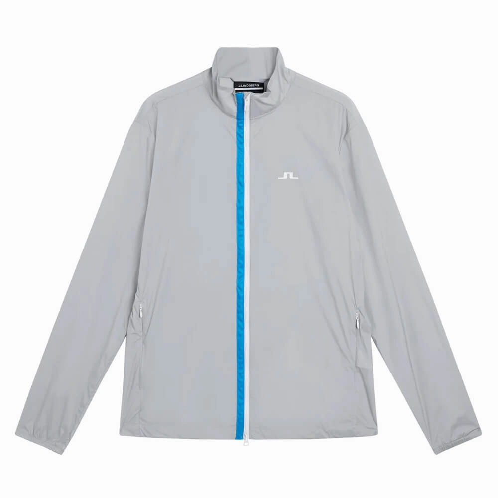 J.Lindeberg Ash Light Packable Golf Jacket High Rise - SS23 Men Durable Corrosion Resistant Zippers