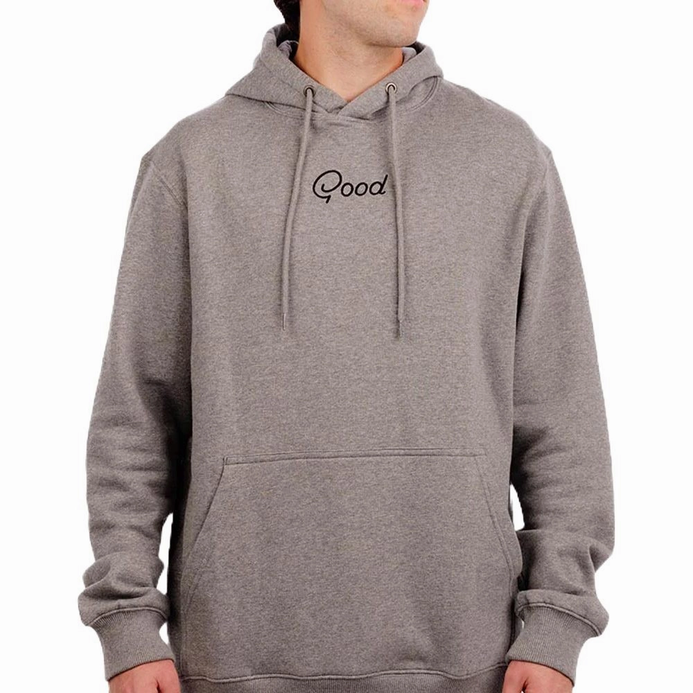 Easy Care Material GoodGood Golf Club Fleece Hoodie Golf Jacket Gray - 24 Men