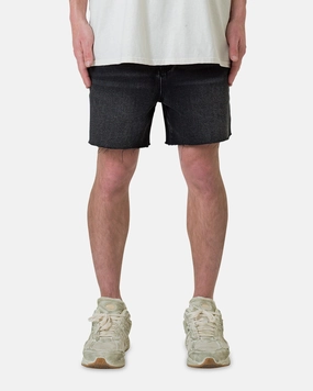 Chafe Free Edging spring shorts MNML Cut Off Denim Shorts Black