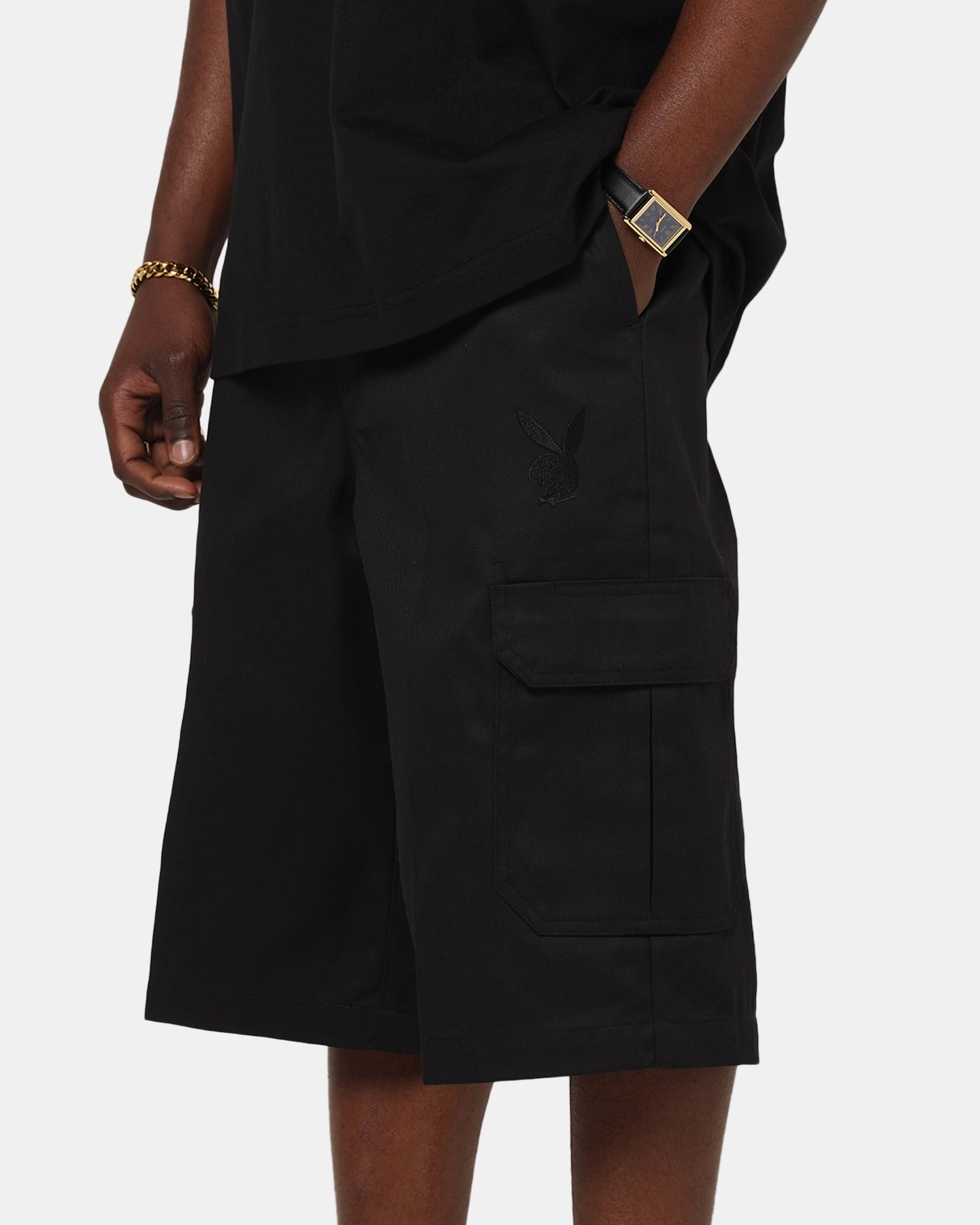 Easy Wear Playboy Bunny Shorts Black