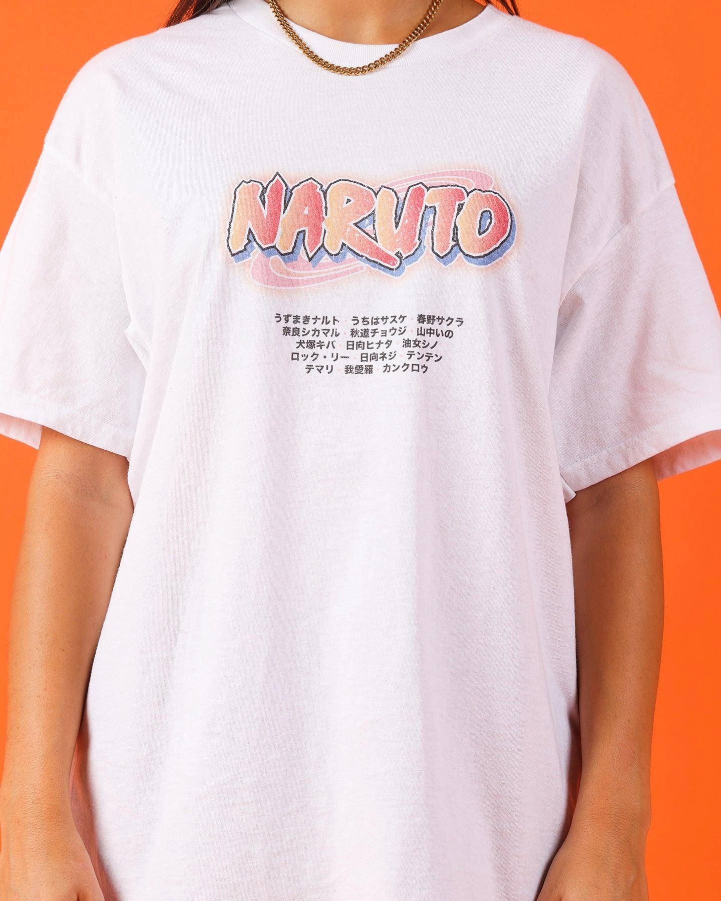 Goat Crew X Naruto Shinobi T-Shirt White Trendy Vibe City Casual