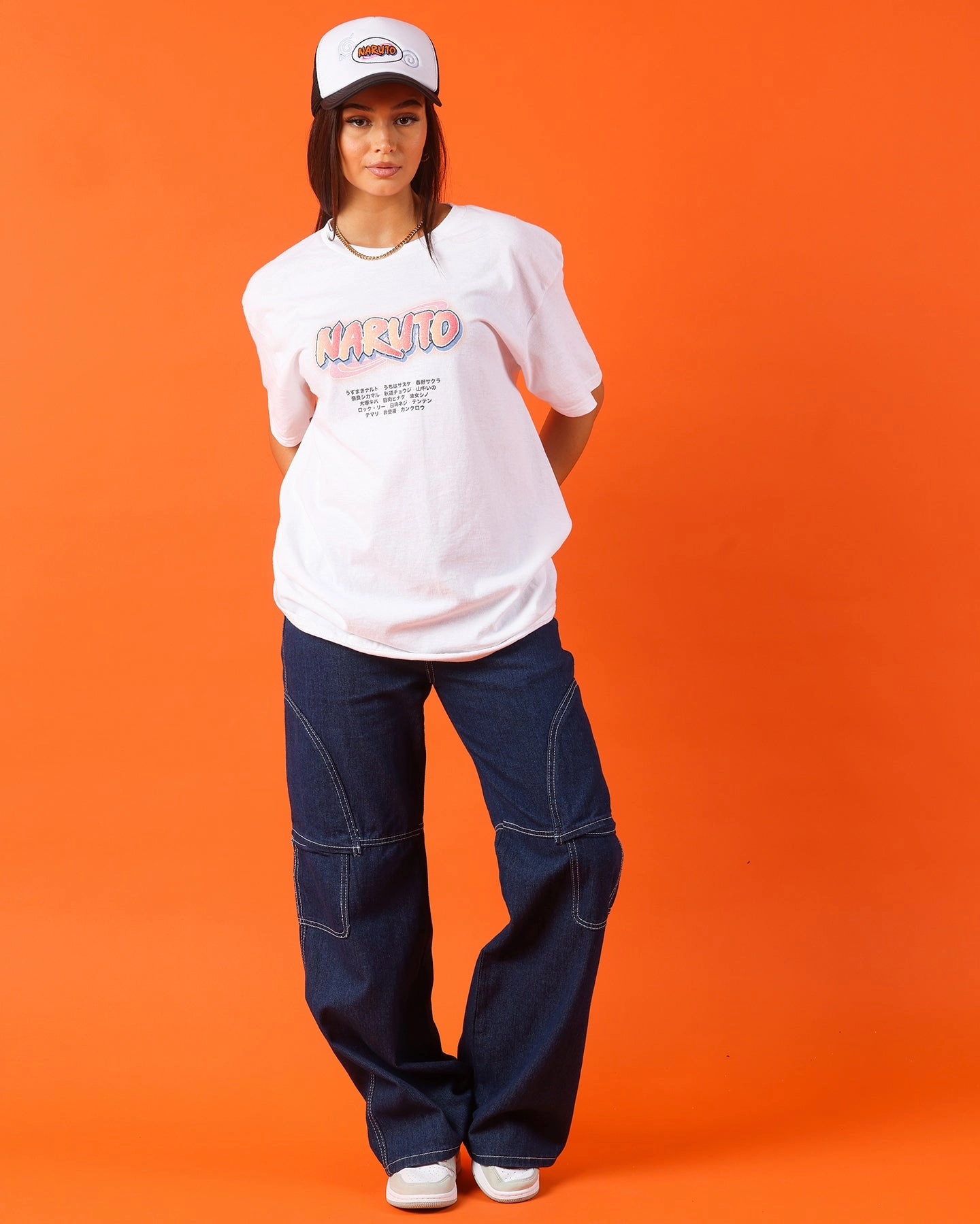 Goat Crew X Naruto Shinobi T-Shirt White Playful Vibes