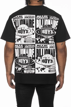 Athletic Fit Billionaire Boys Club BB Supermoon SS Oversized Tee
