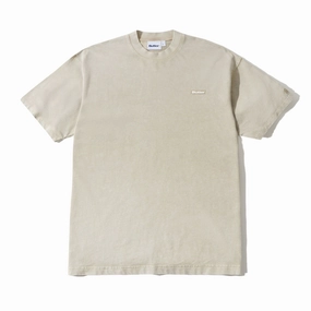 Subtle Embroidery Sporty Comfort Wear Butter Goods Basic Tee 'Washed Sandstone'