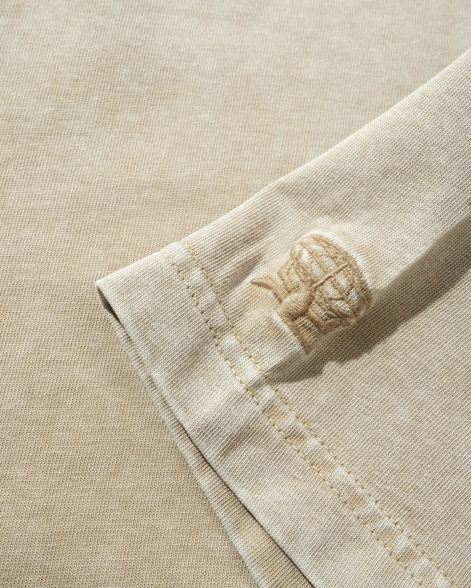 Butter Goods Basic Tee 'Washed Sandstone' Wear Resistant Fabric TemperatureControl Fabric