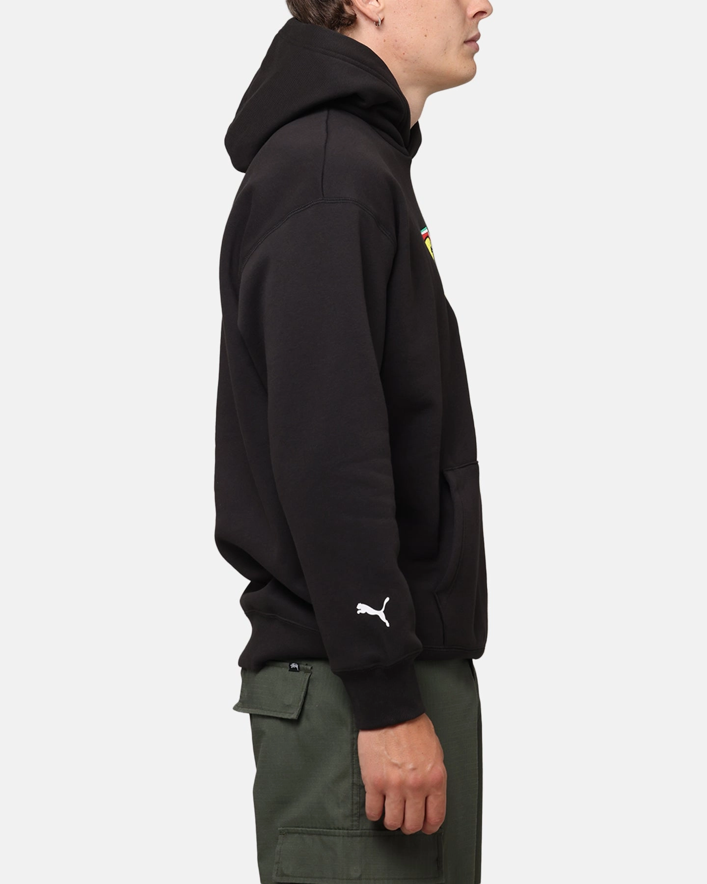 Spark Observe Puma X Scuderia Ferrari Race Big Shield Hoodie Puma Black