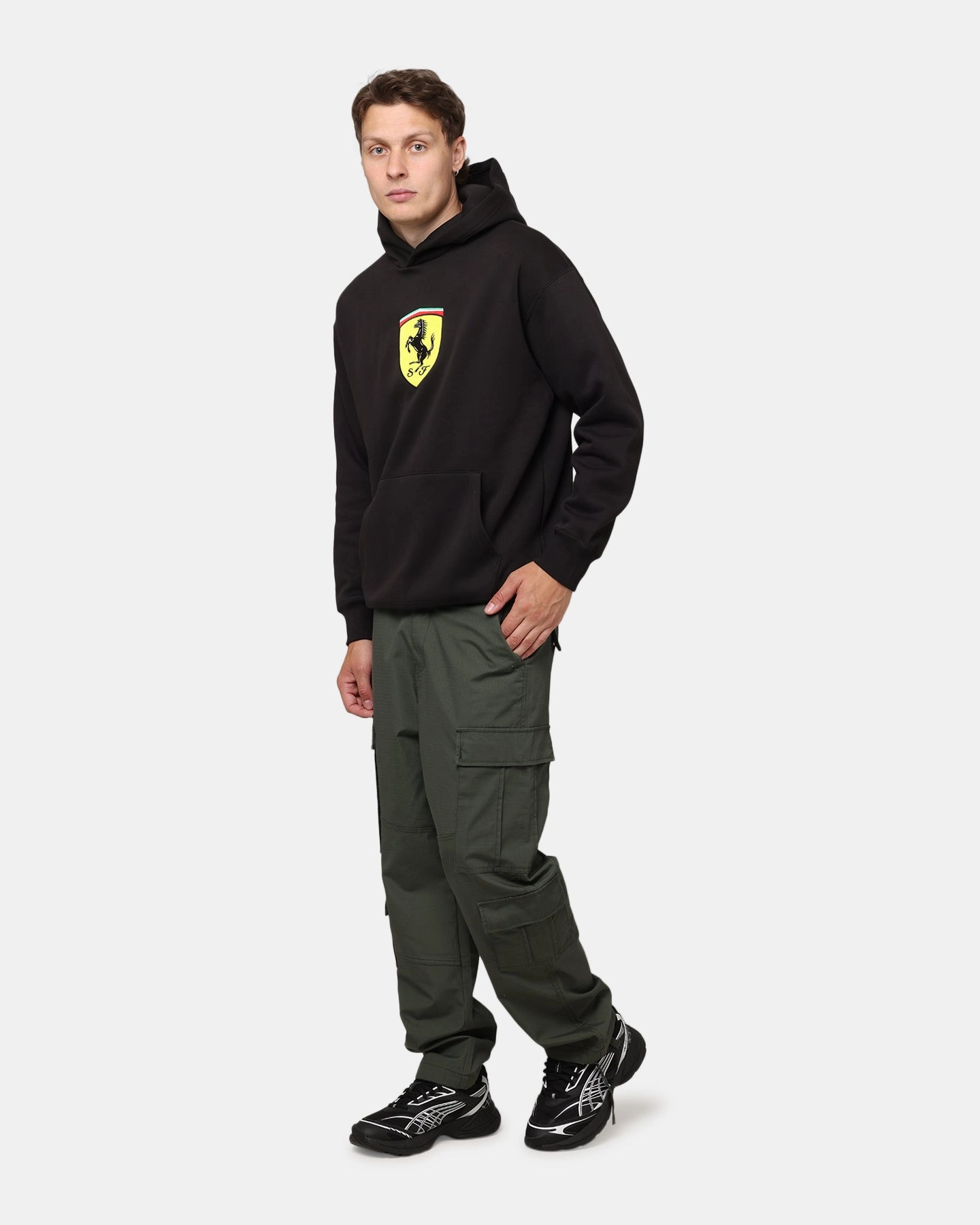 afternoon Puma X Scuderia Ferrari Race Big Shield Hoodie Puma Black