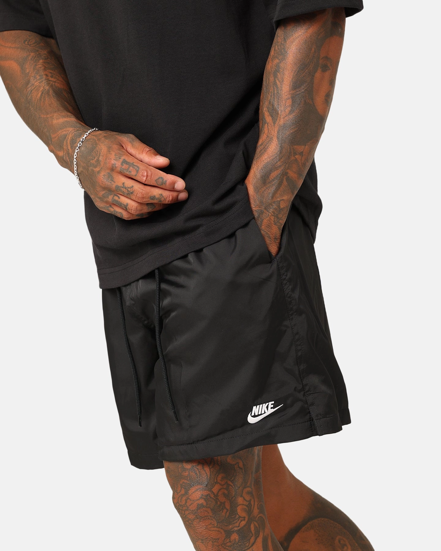 Go Soft Nike Club Flow Shorts Black/White