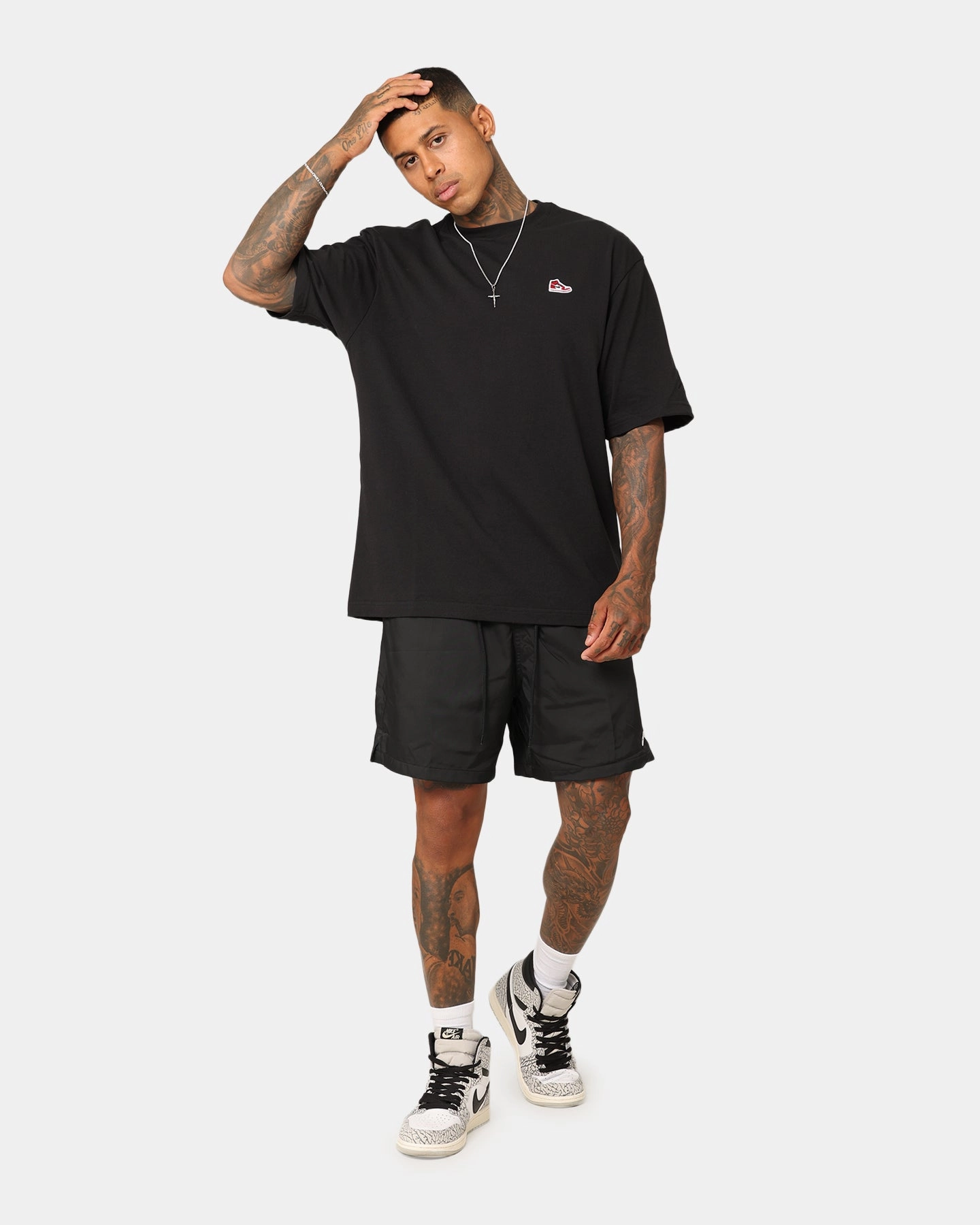 food industry Reinforced Hems Nike Club Flow Shorts Black/White