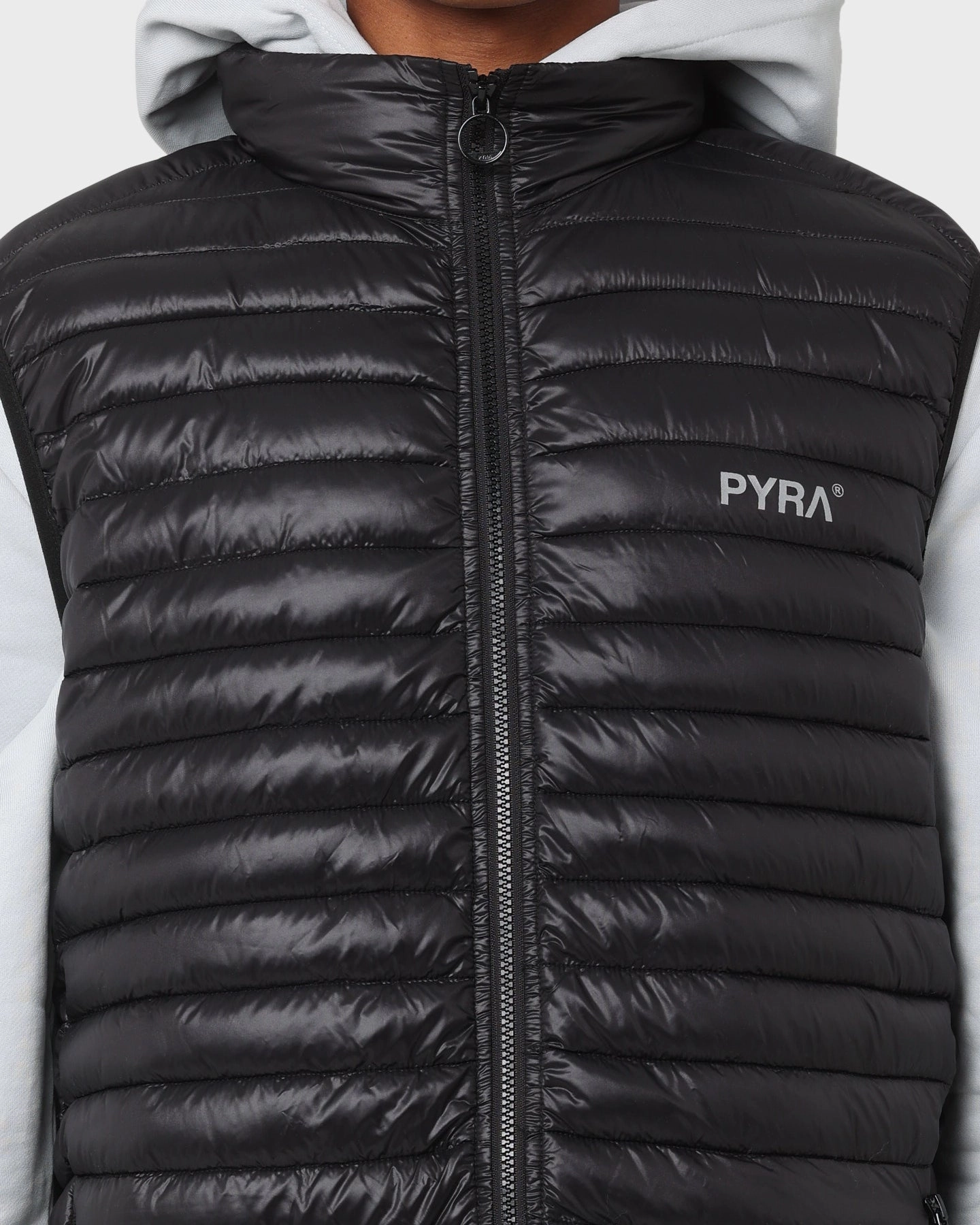 PYRA Summit Puffa Vest Black Wind Safe Universal Backpack Compatibility