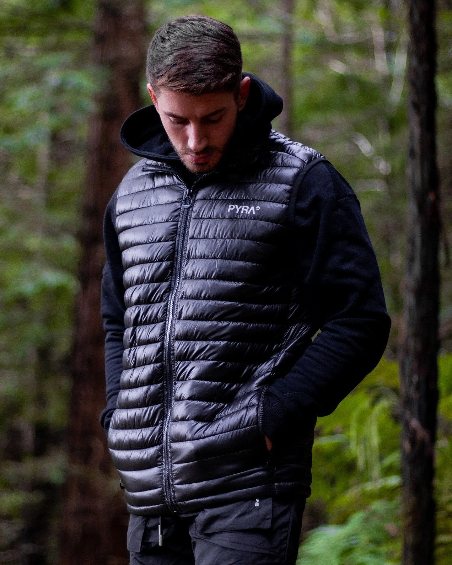 Wardrobe PYRA Summit Puffa Vest Black