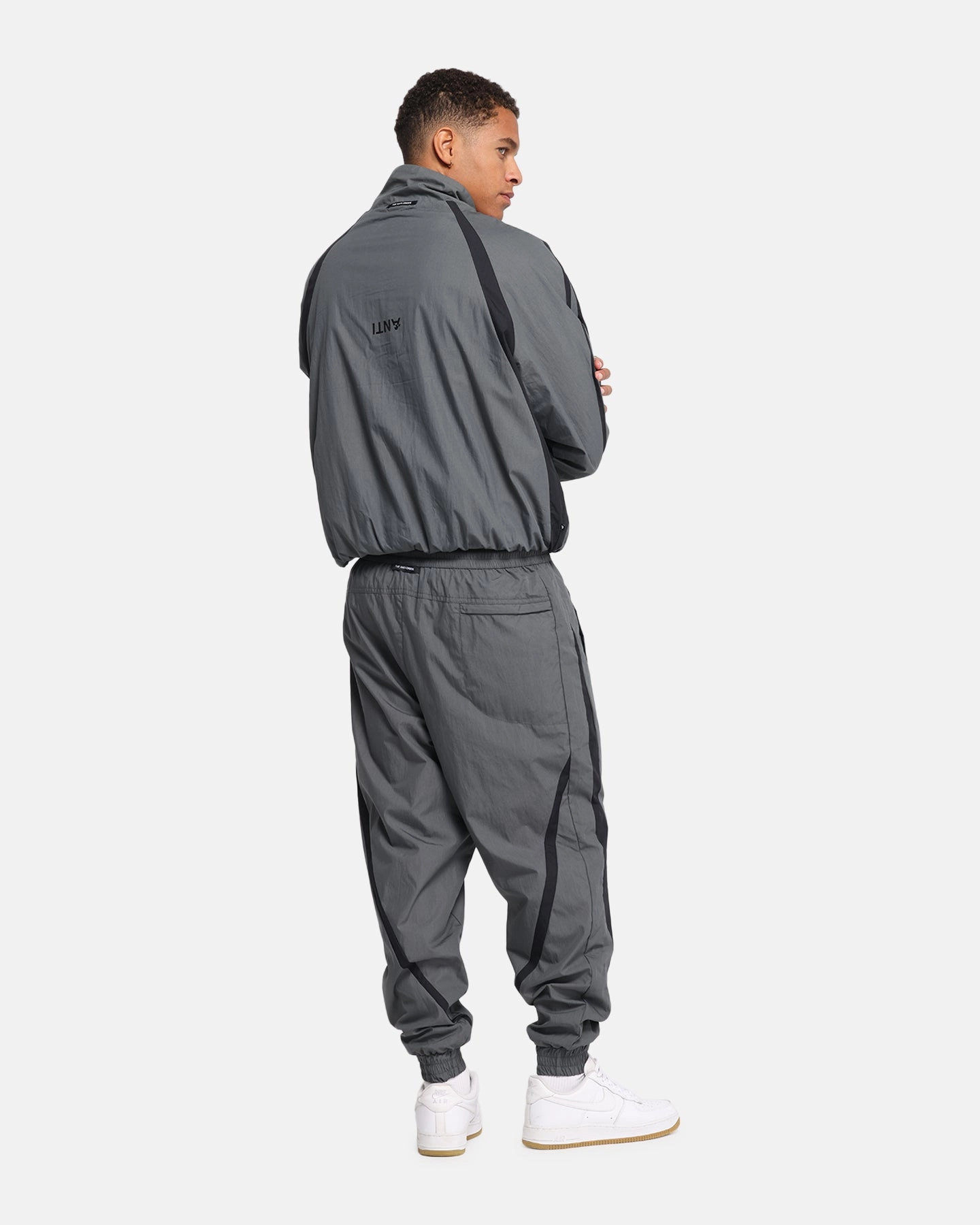 The Anti Order Acolyte Windbreaker Jacket Grey/Black Authorize