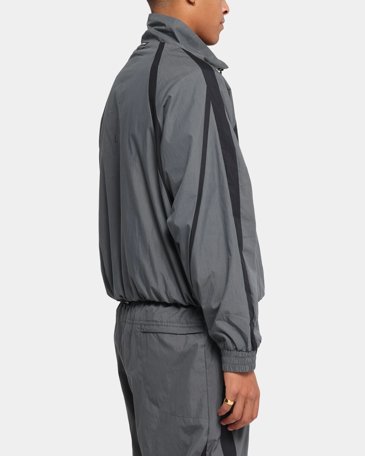 Romance Rugged Outer Shell The Anti Order Acolyte Windbreaker Jacket Grey/Black