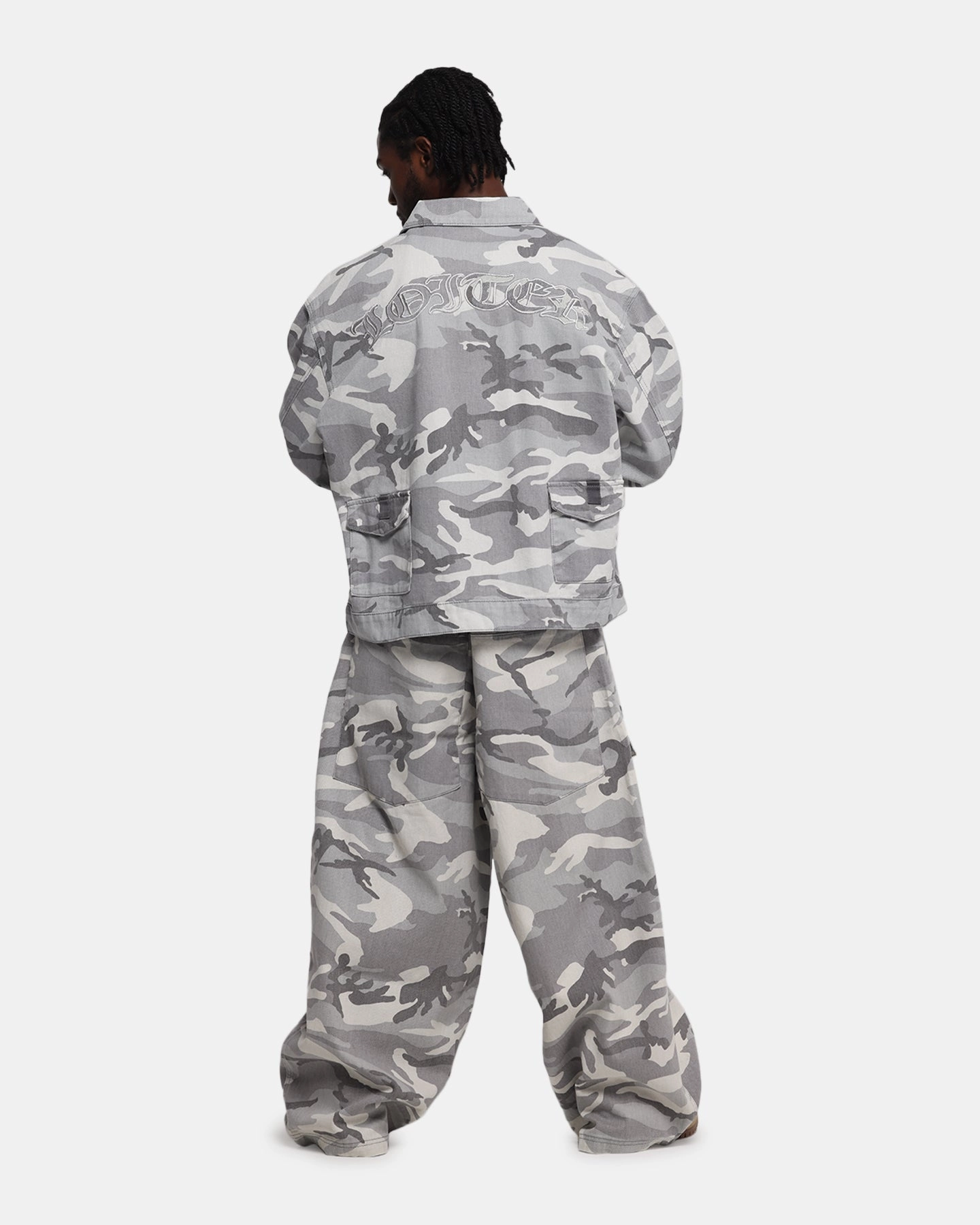 AbrasionResistant Edging Loiter Combat Utility Jacket Snow Camo