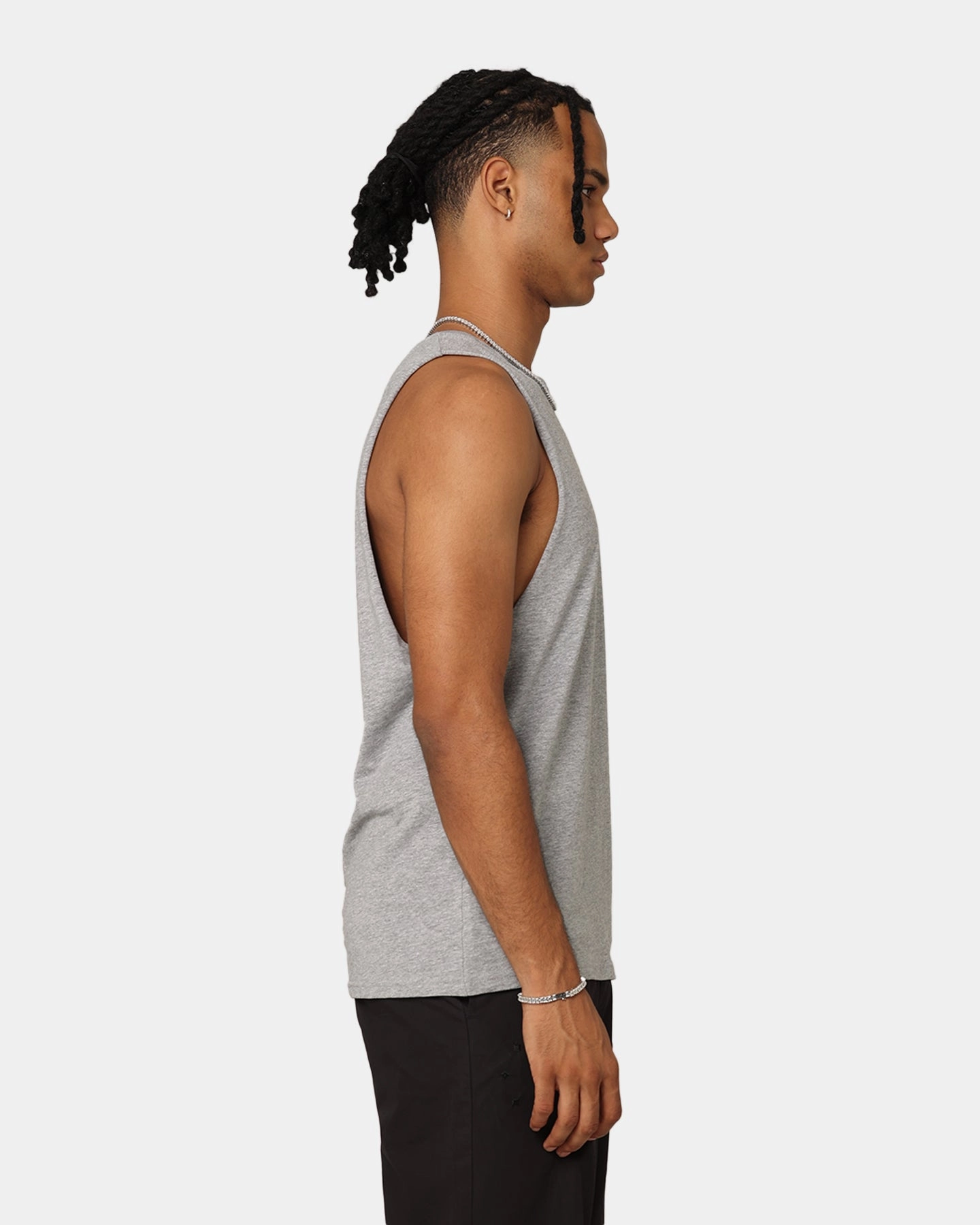 AS Colour Barnard Goat Crew Muscle T-Shirt Grey Chic Style