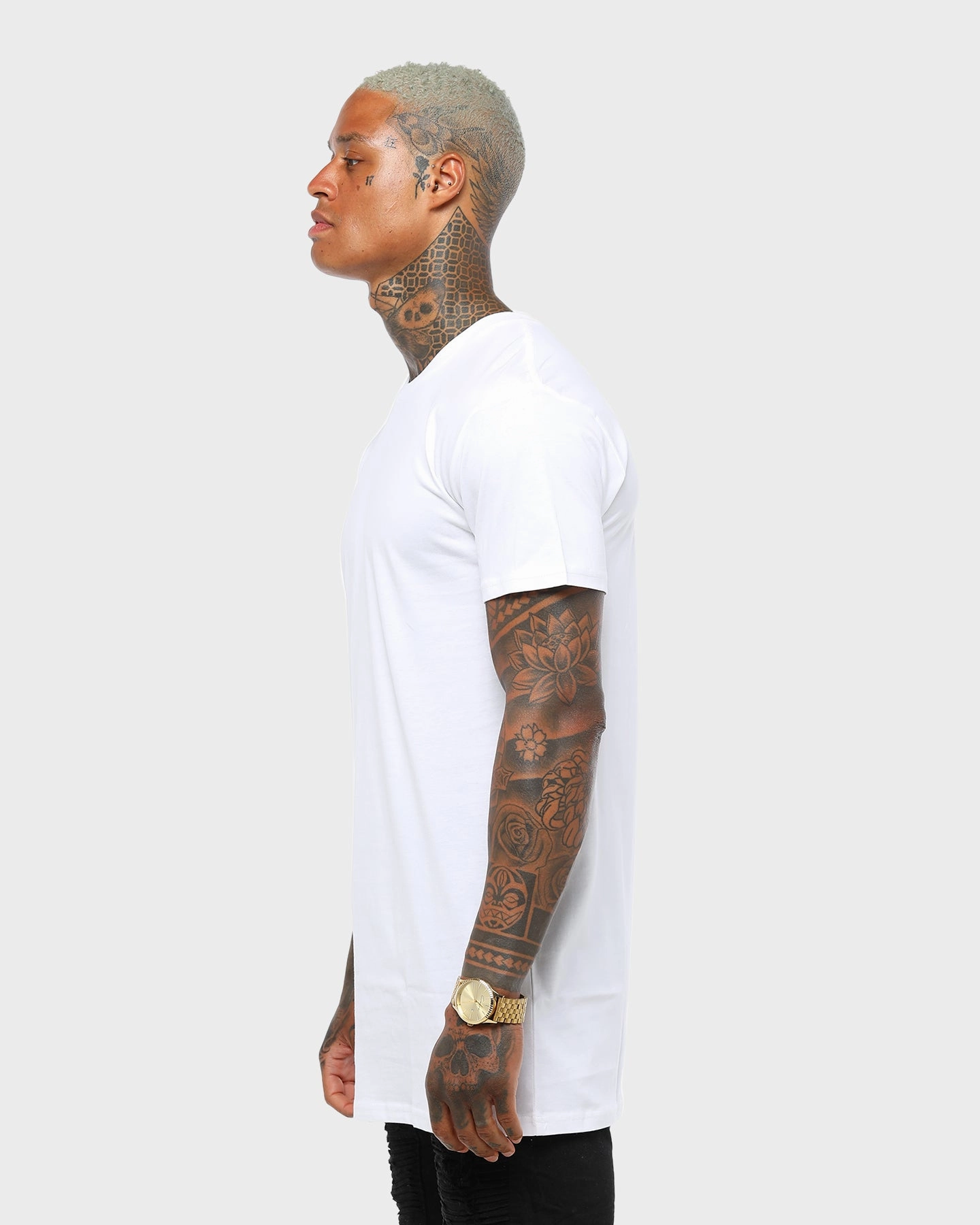 Scoop neck femininity QuickDry AS Colour Tall T-Shirt White